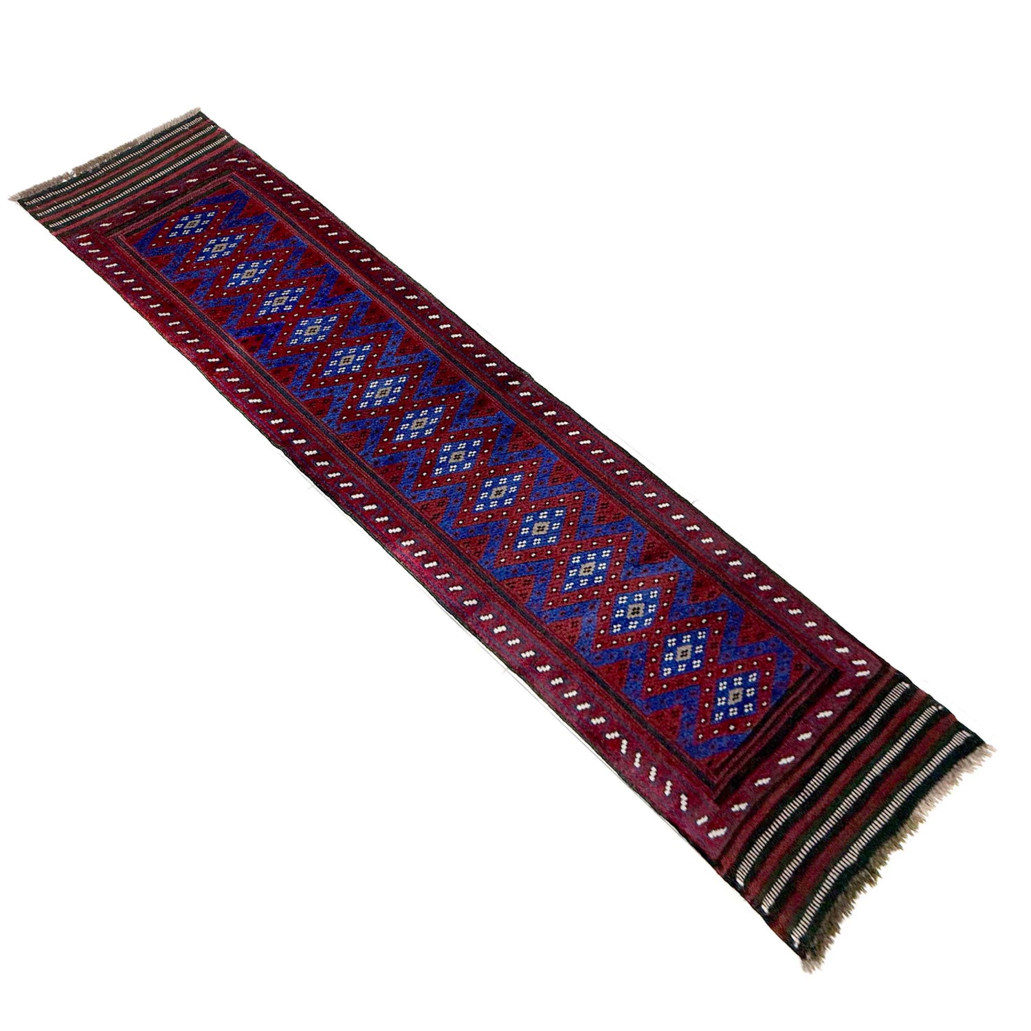 Red Color Mashwani Short Runner 1' 11" x 8' 3" (ft) - No. Y39533
