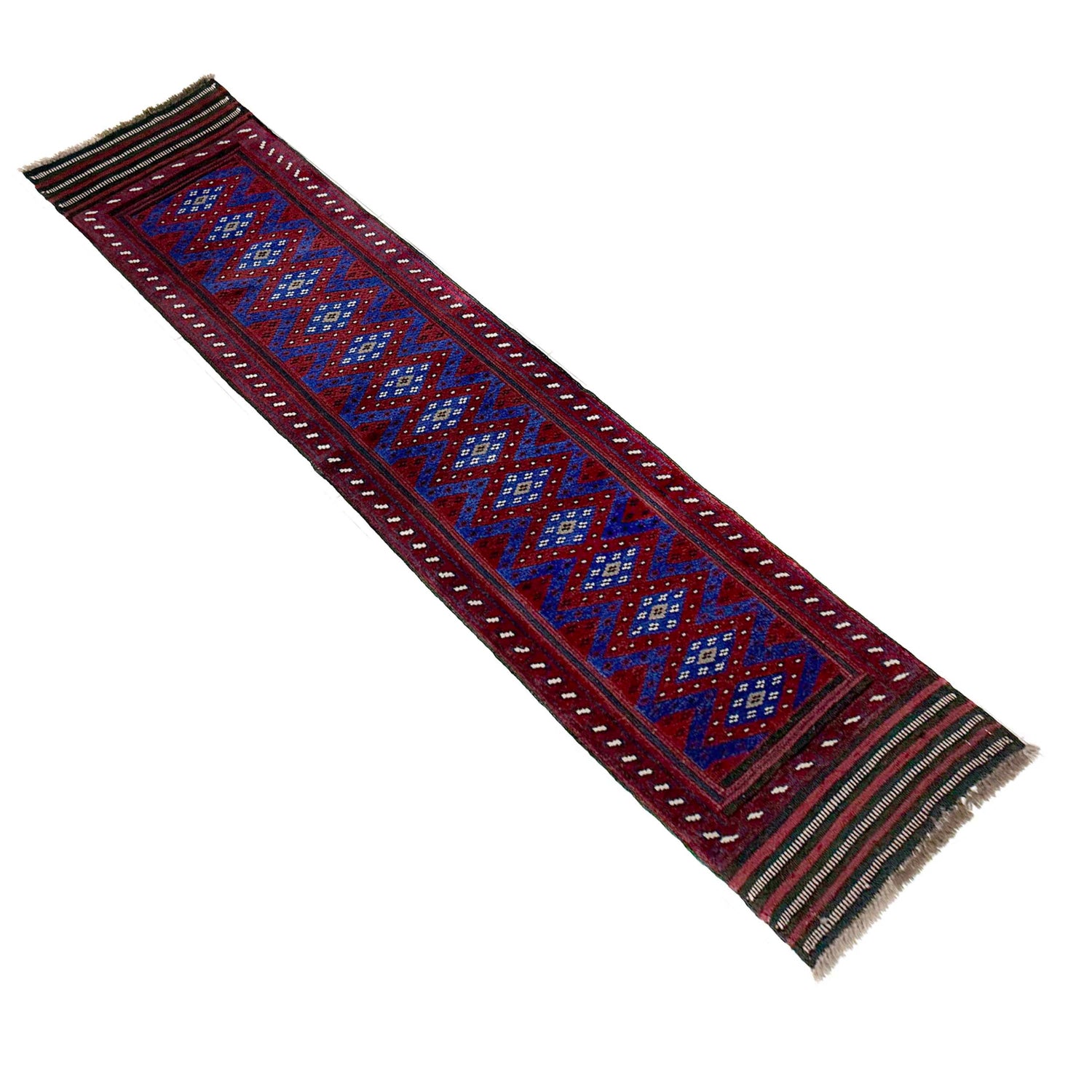 Red Color Mashwani Short Runner 1' 11" x 8' 3" (ft) - No. Y39533