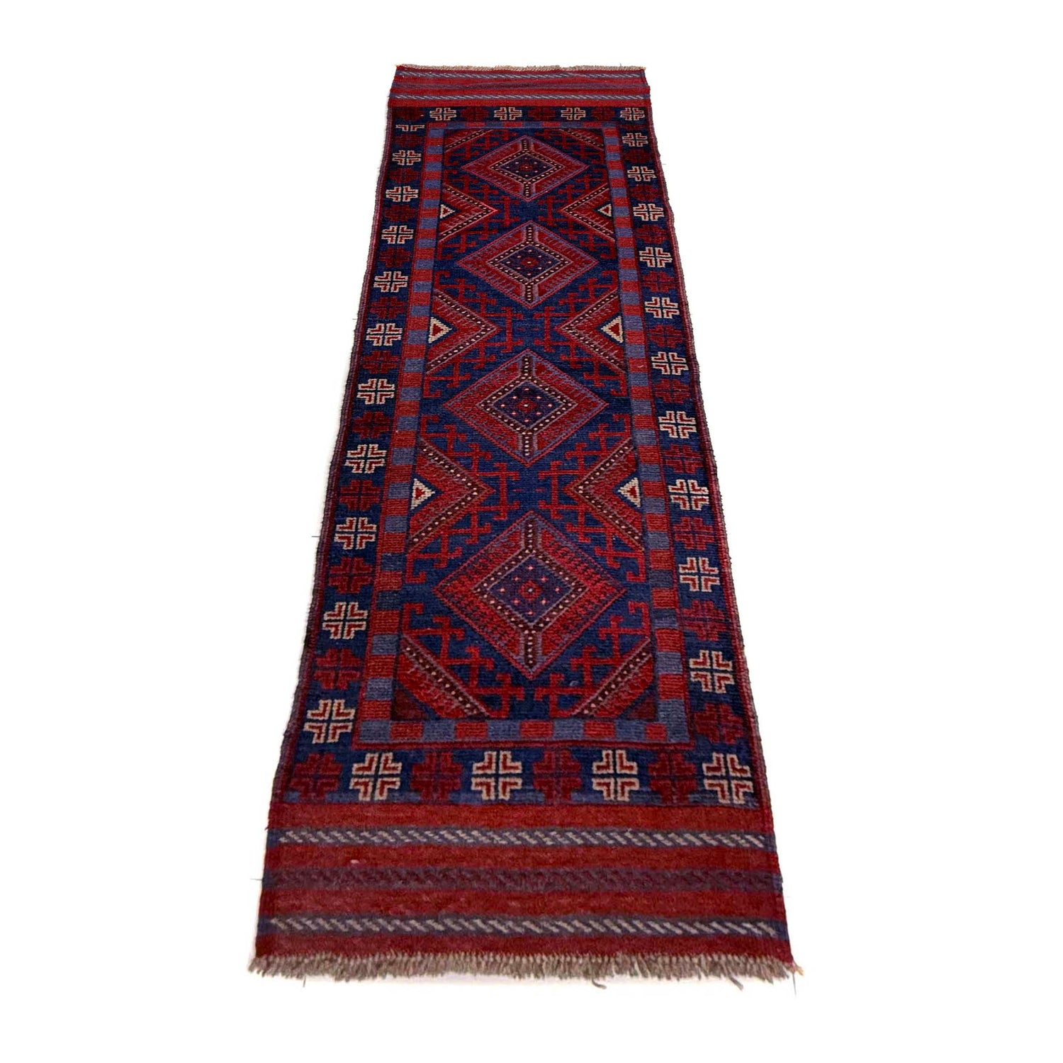 Red Color Mashwani Short Runner 2' 3" x 7' 9" (ft) - No. Y39534