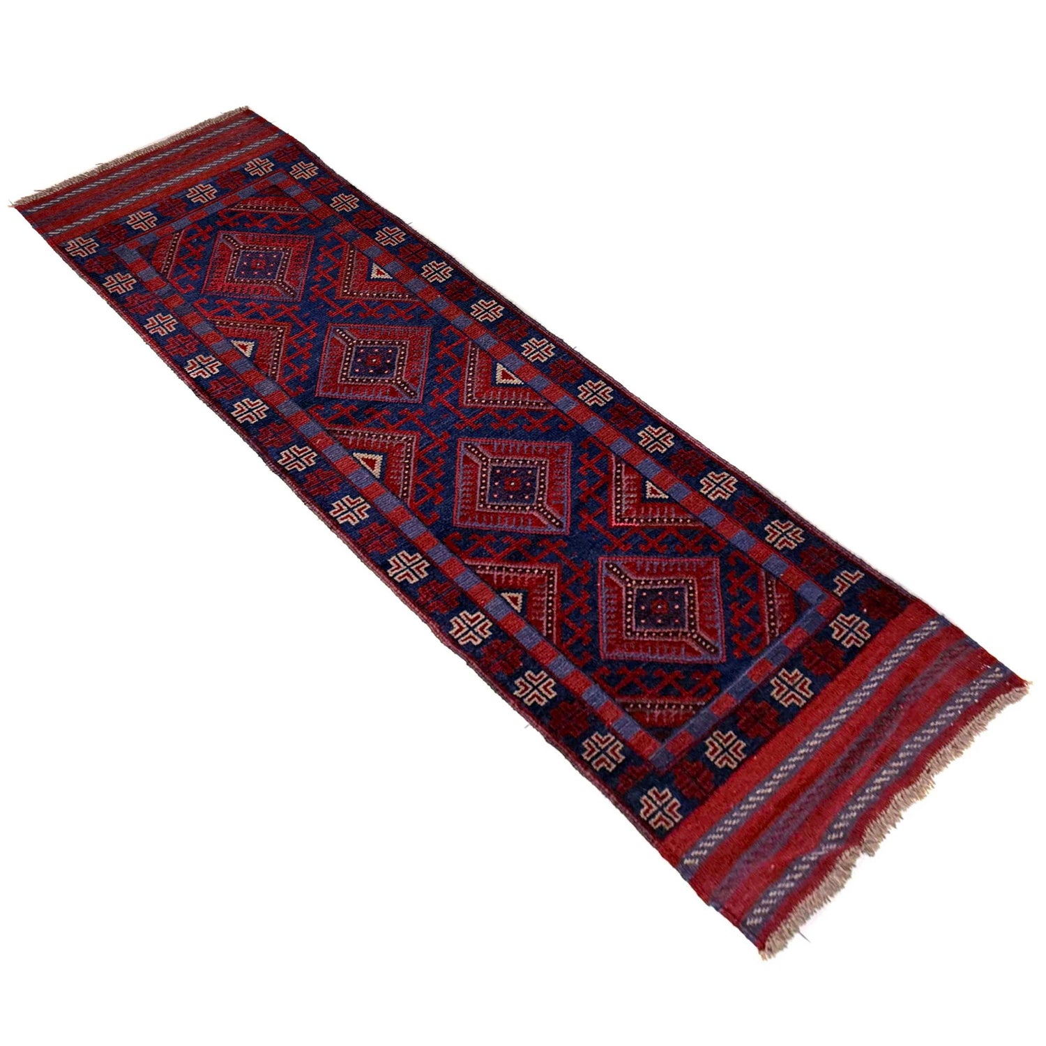 Red Color Mashwani Short Runner 2' 3" x 7' 9" (ft) - No. Y39534