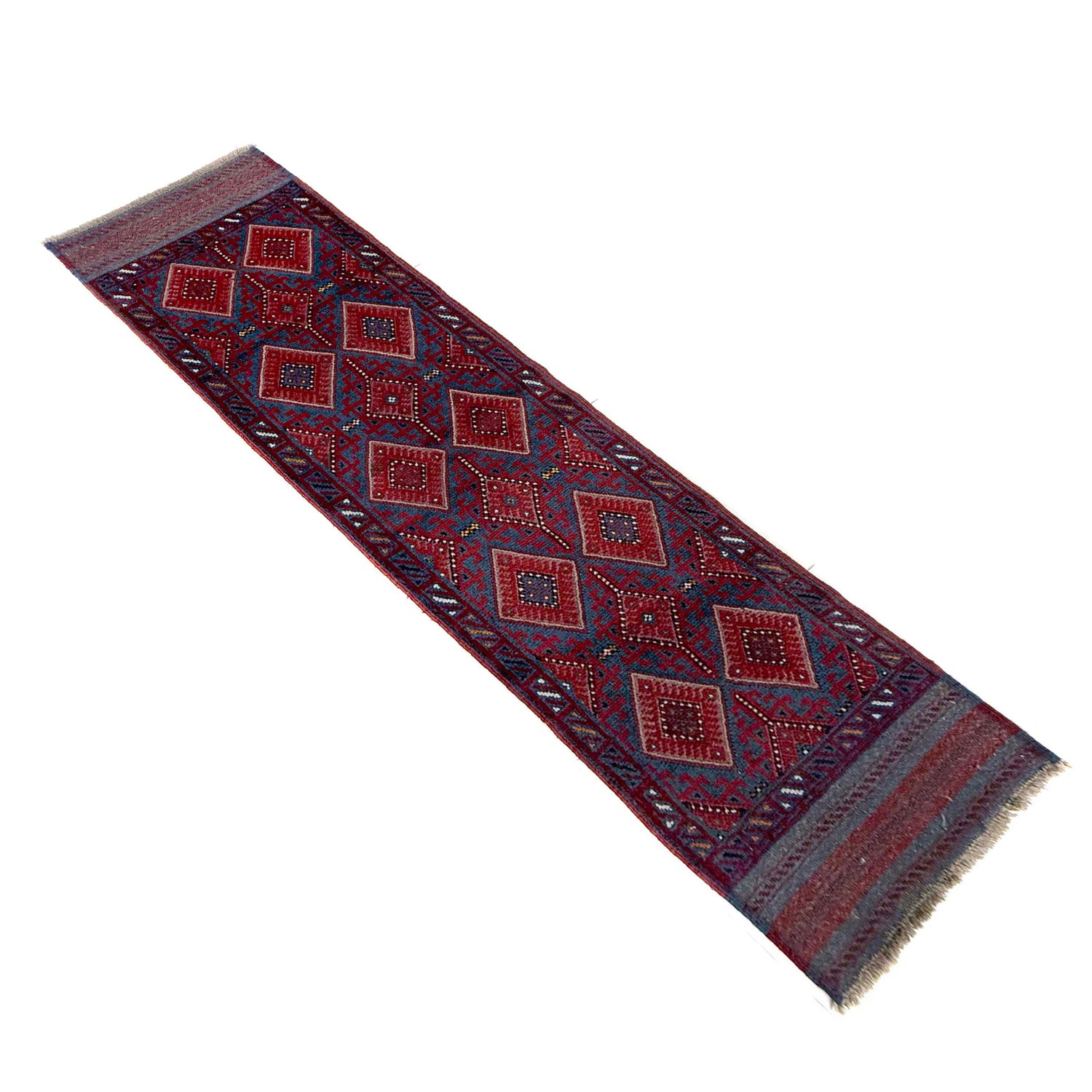 Red Color Mashwani Short Runner 2' 1" x 7' 9" (ft) - No. Y39535