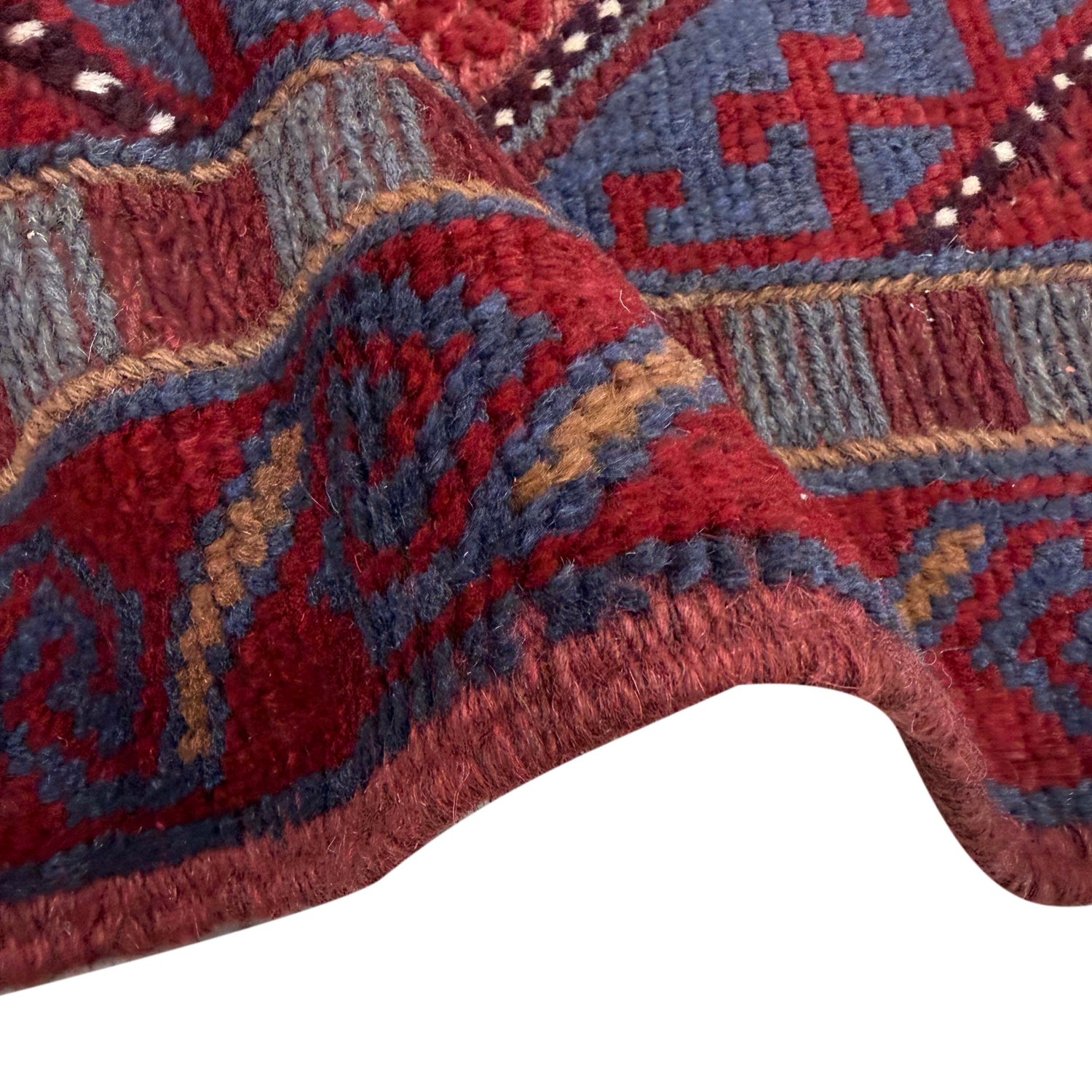 Red Color Mashwani Short Runner 2' 2" x 8' 0" (ft) - No. Y39536