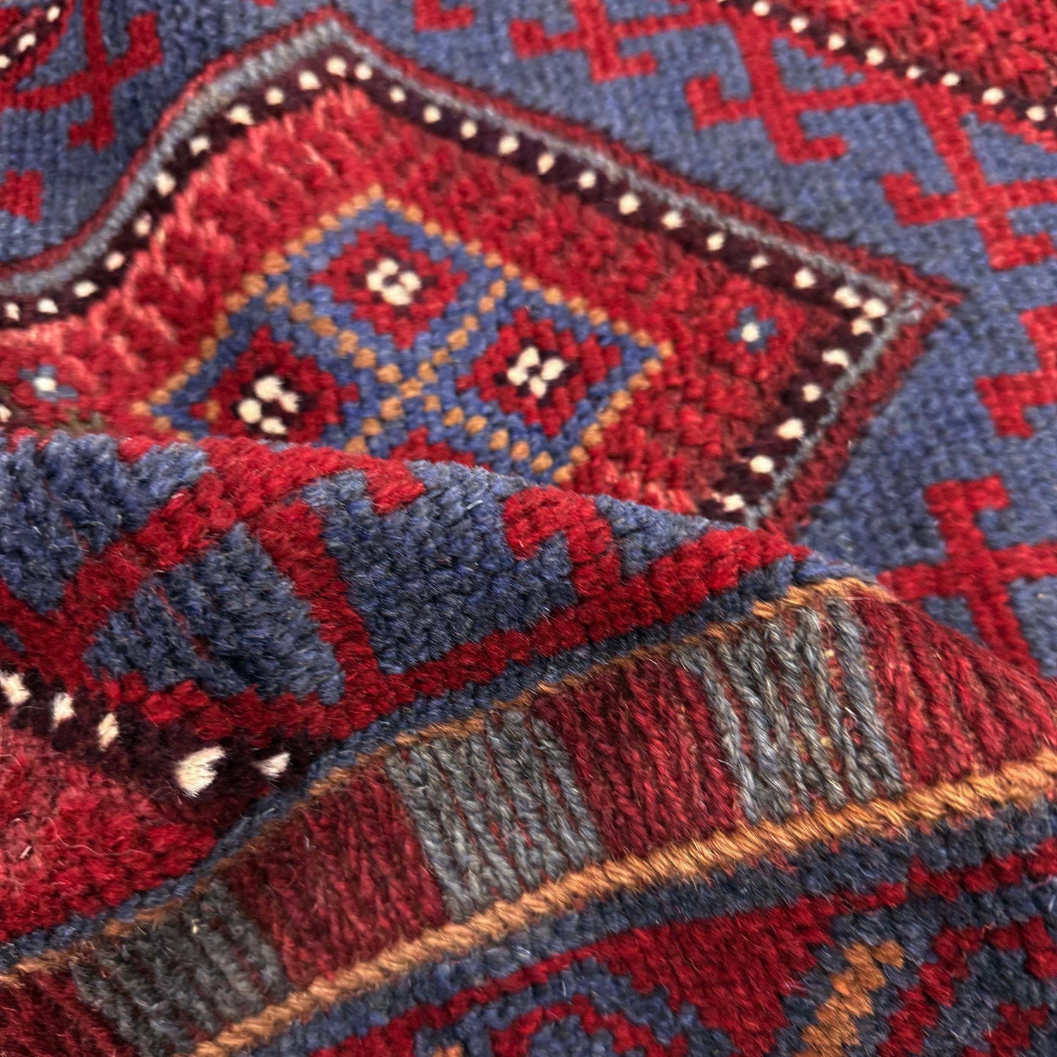 Red Color Mashwani Short Runner 2' 2" x 8' 0" (ft) - No. Y39536