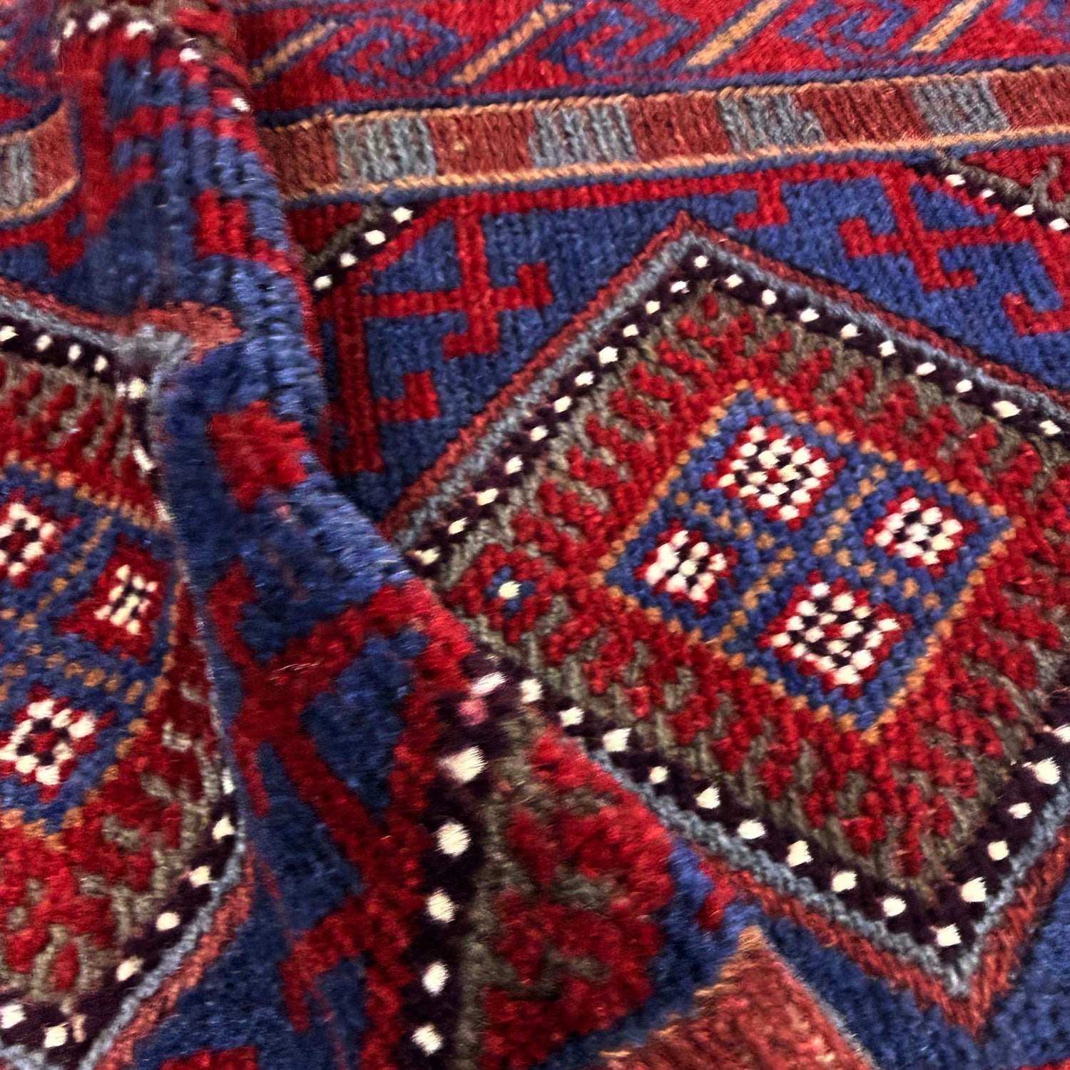 Red Color Mashwani Short Runner 2' 0" x 8' 0" (ft) - No. Y39541