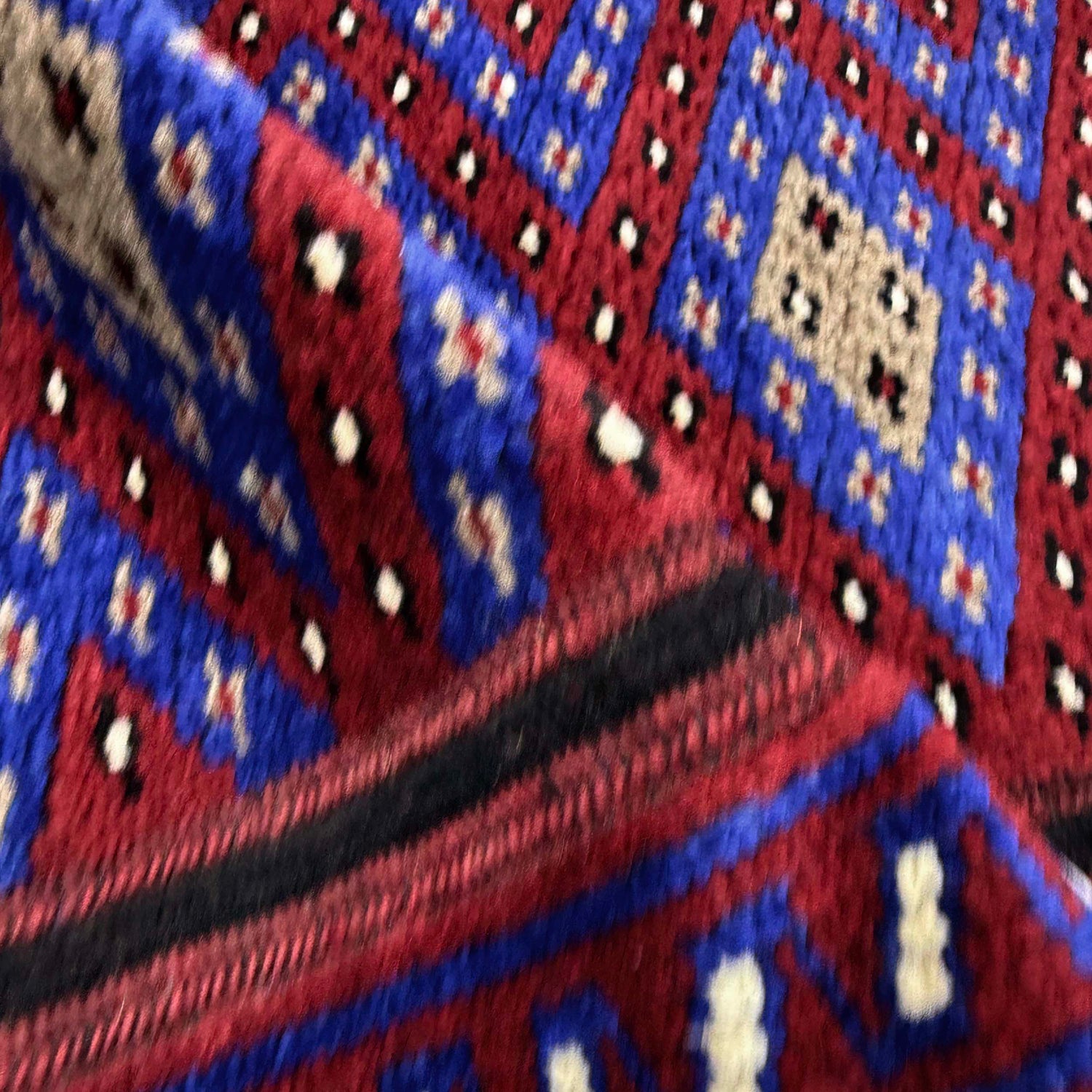 Blue Color Mashwani Short Runner 1' 11" x 8' 5" (ft) - No. Y39542