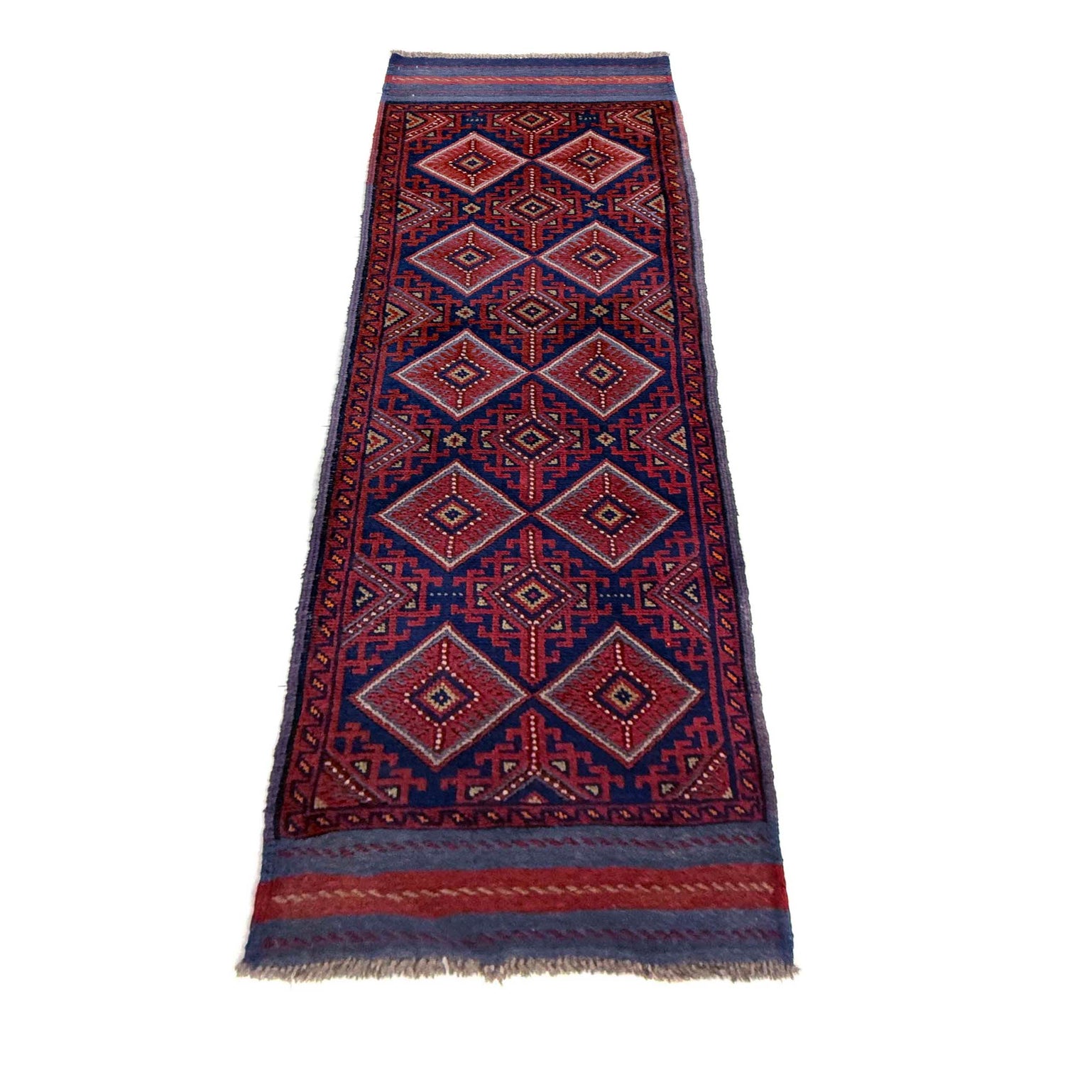 Red Color Mashwani Short Runner 2' 0" x 8' 8" (ft) - No. Y39543