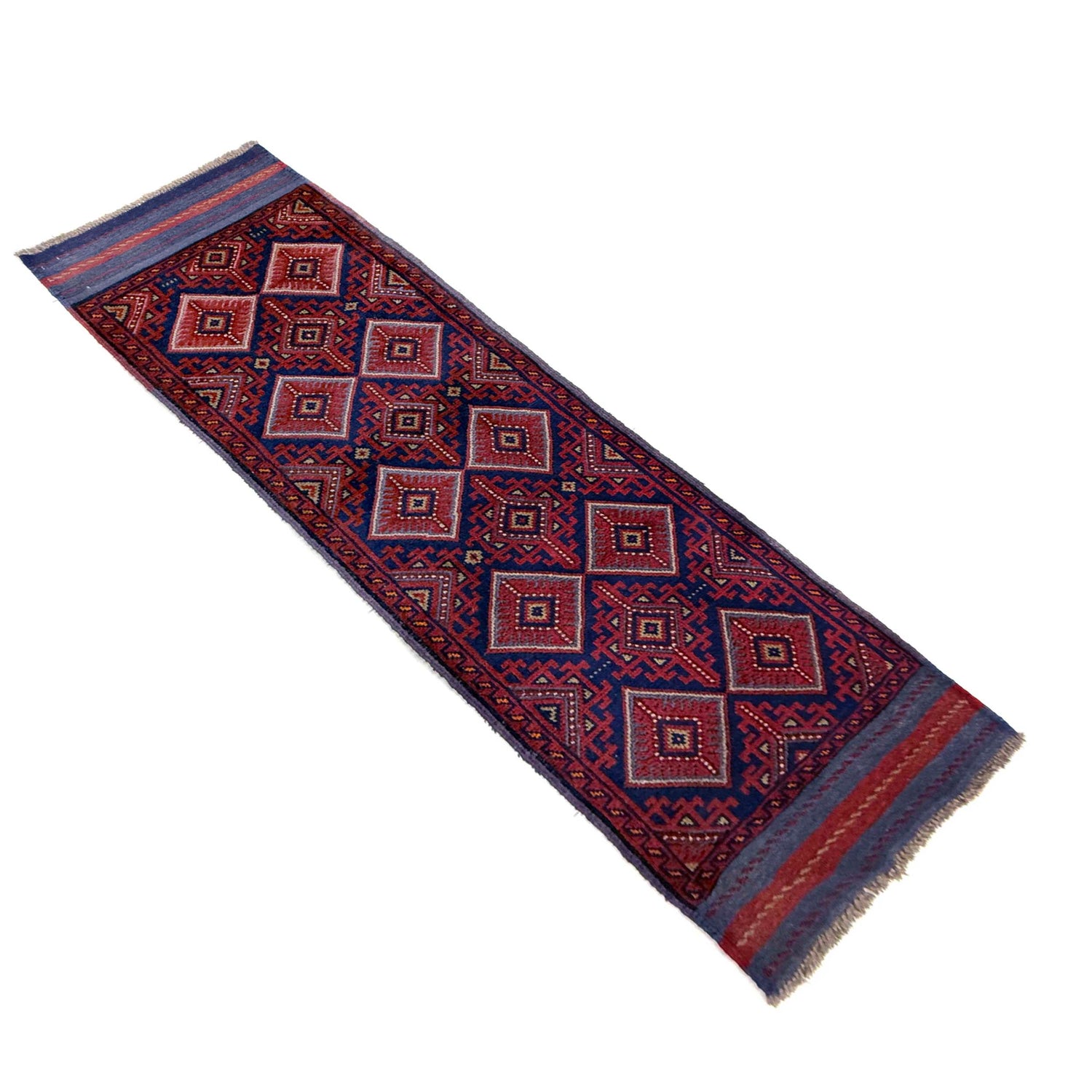 Red Color Mashwani Short Runner 2' 0" x 8' 8" (ft) - No. Y39543