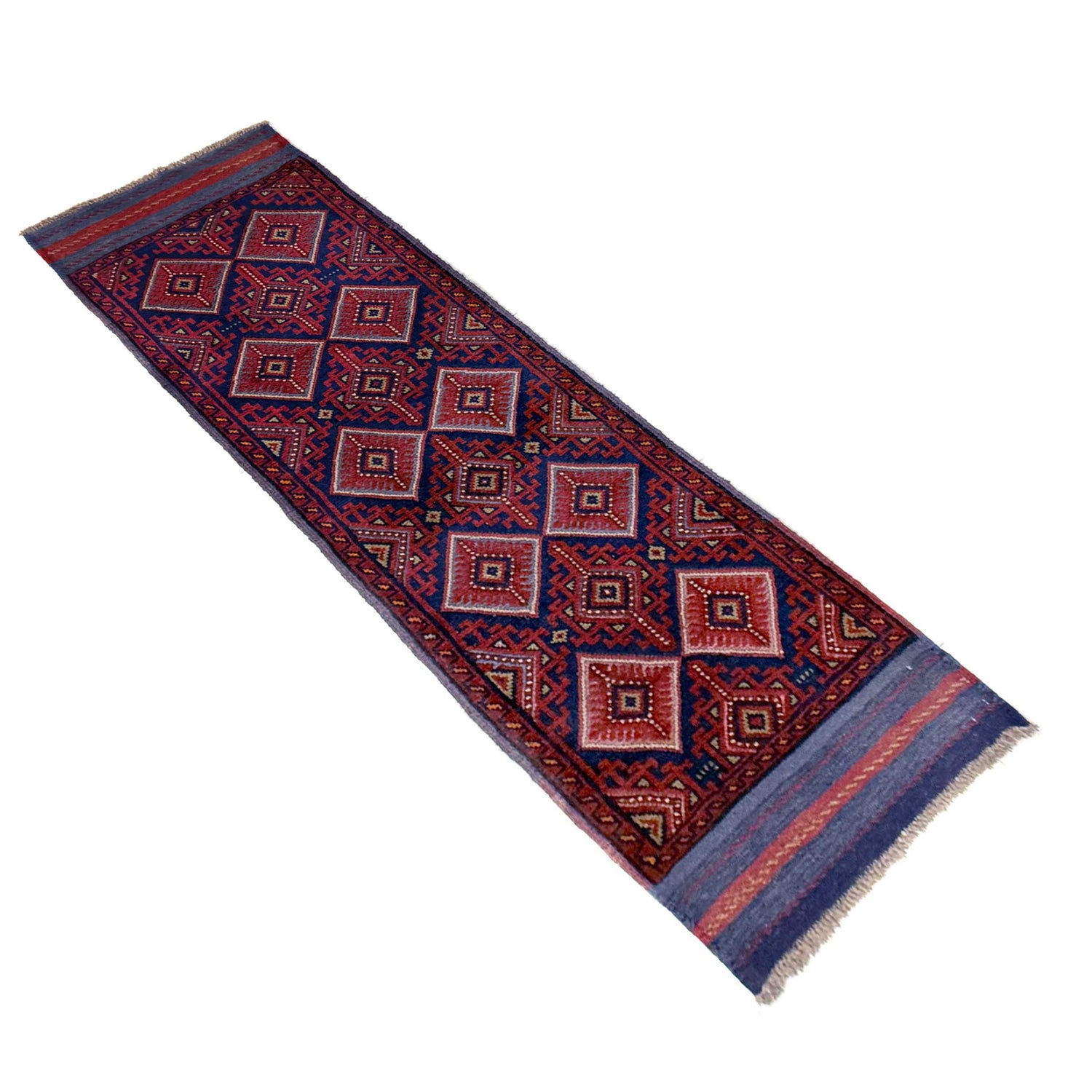 Red Color Mashwani Short Runner 2' 0" x 8' 8" (ft) - No. Y39543