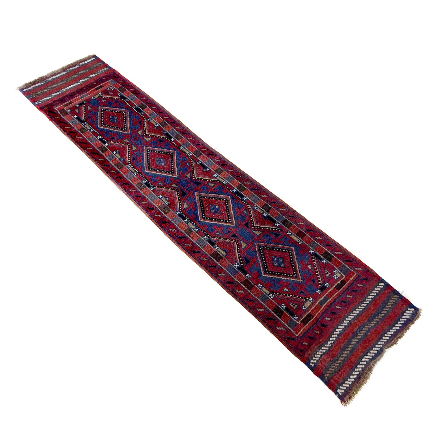 Red Color Mashwani Short Runner 1' 10" x 7' 11" (ft) - No. Y39544