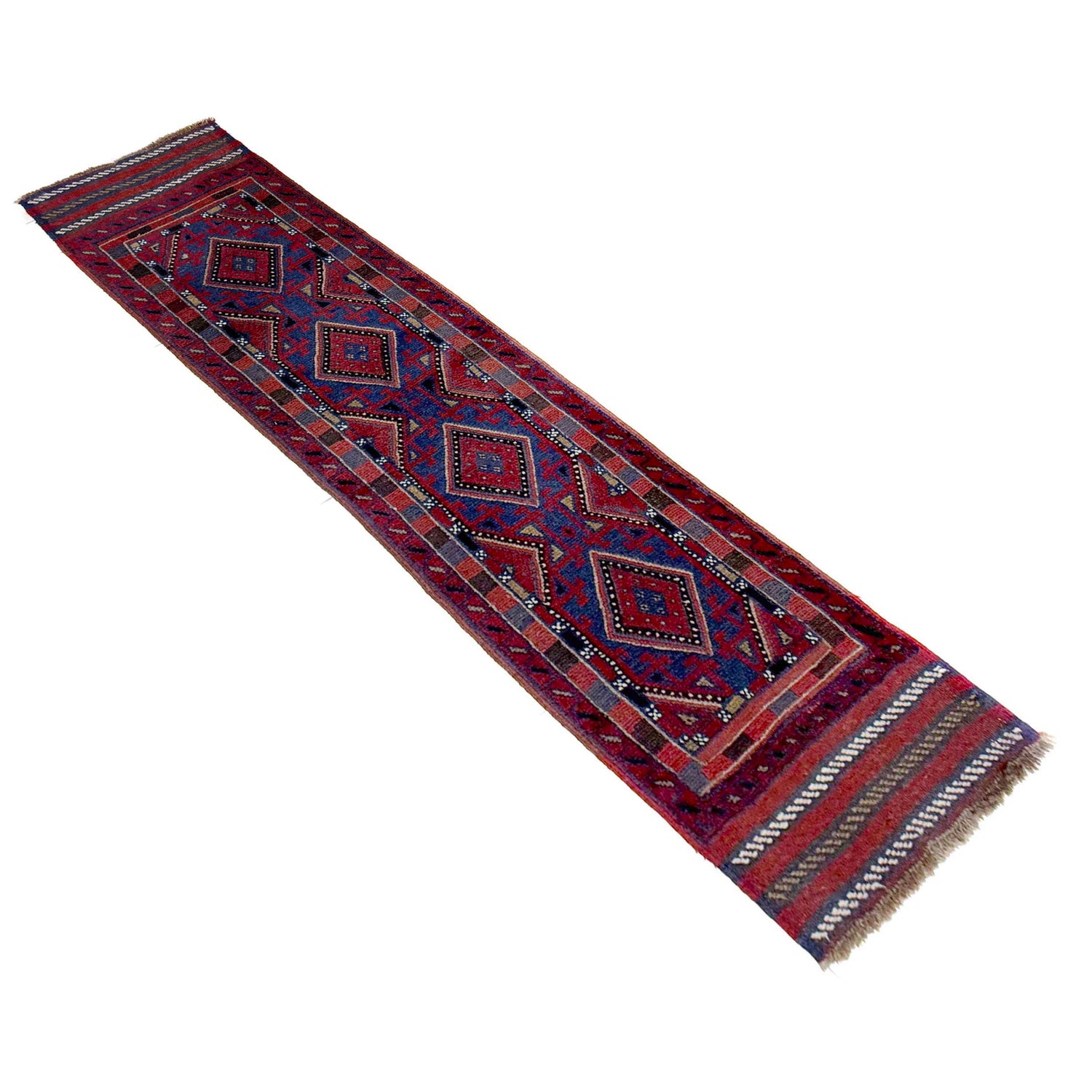 Red Color Mashwani Short Runner 1' 10" x 7' 11" (ft) - No. Y39544