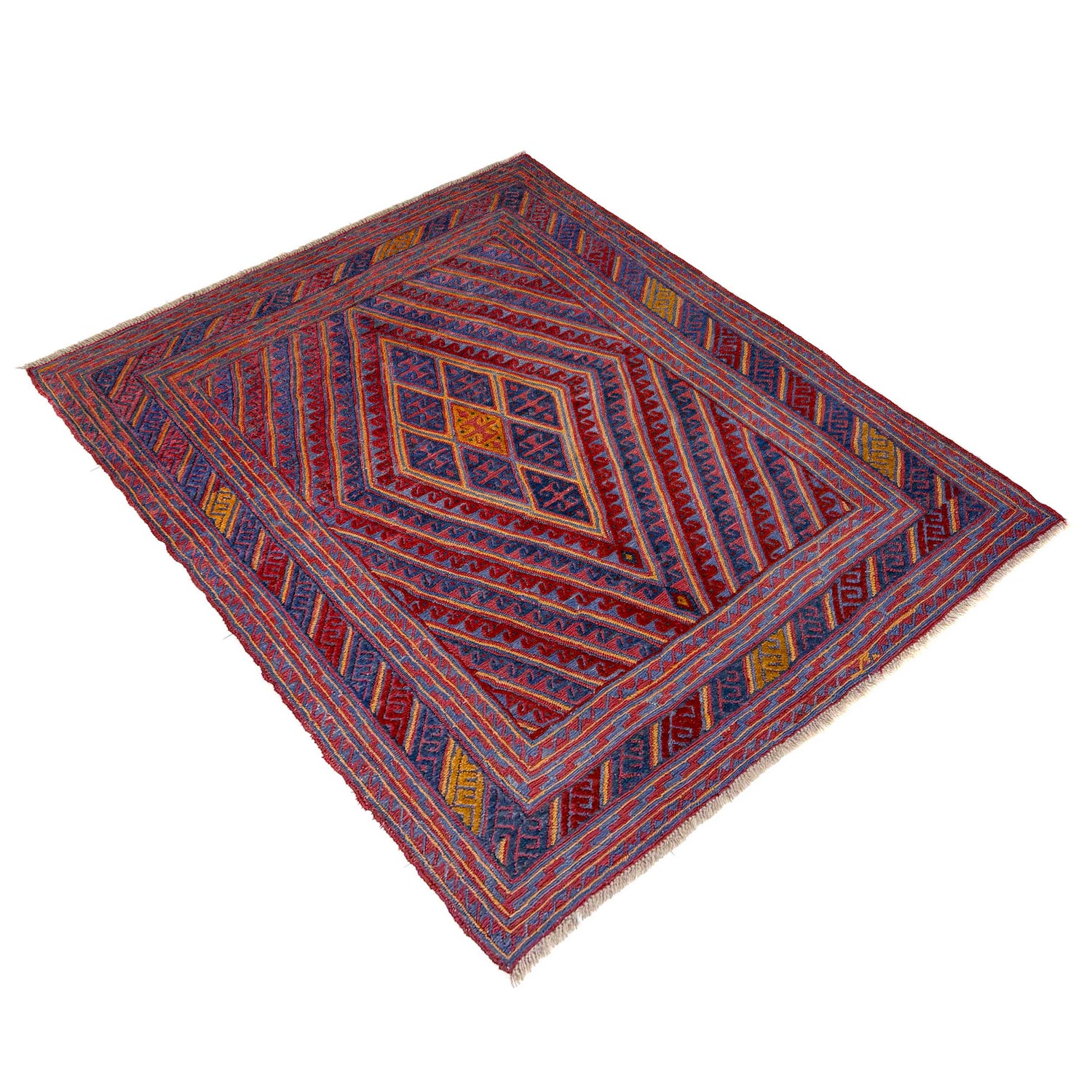 Red Mashwani Carpet 5' 2" x 6' 0" (ft) - No. Y39553