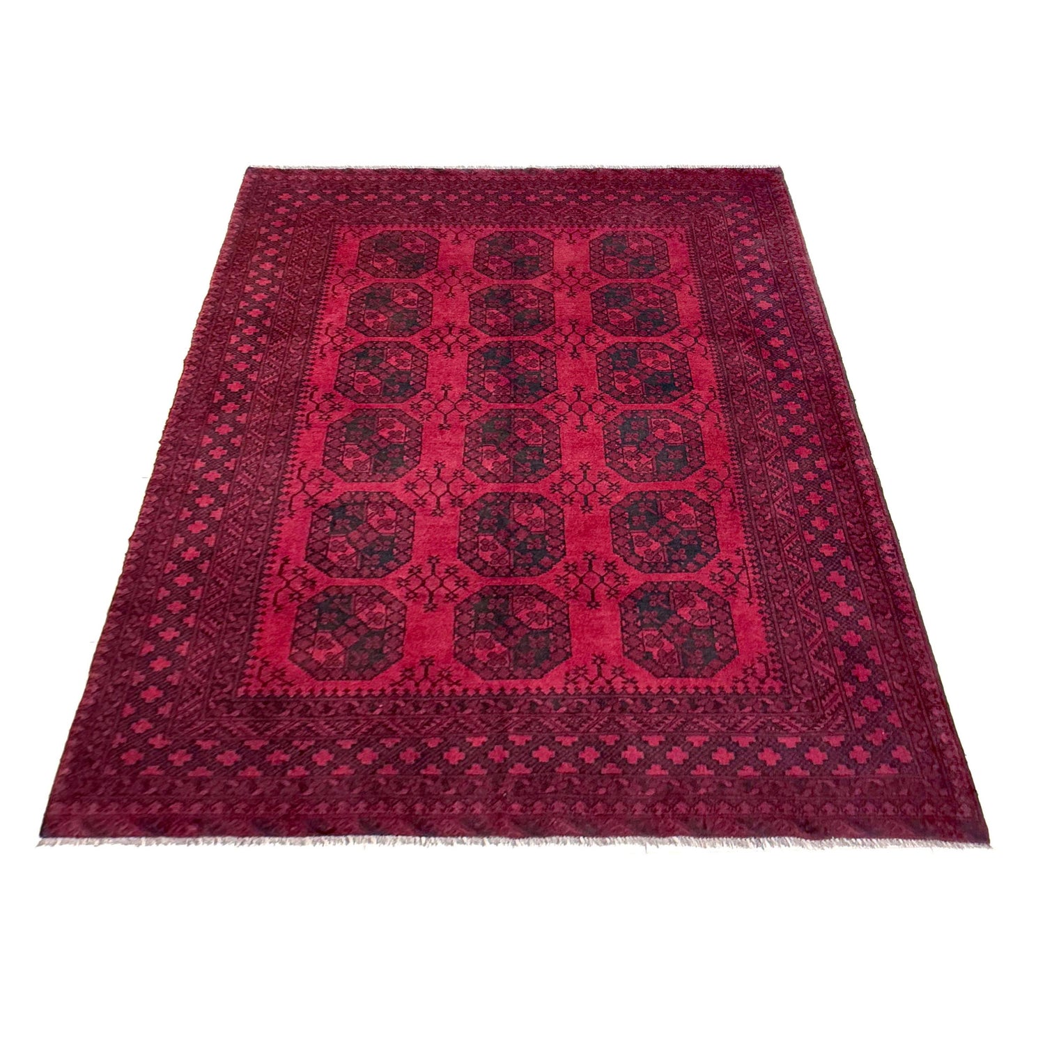 Traditional Red Fil pa Carpet 6' 8" x 9' 5" (ft) - No. Y39554