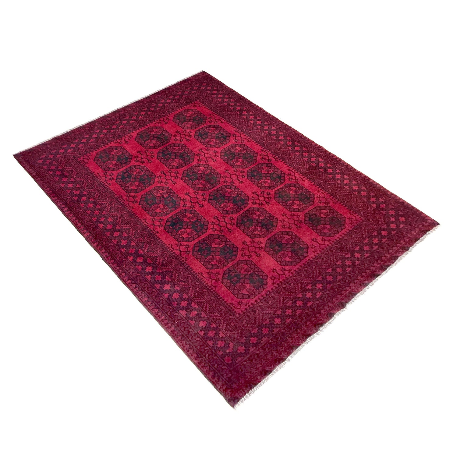 Traditional Red Fil pa Carpet 6' 8" x 9' 5" (ft) - No. Y39554