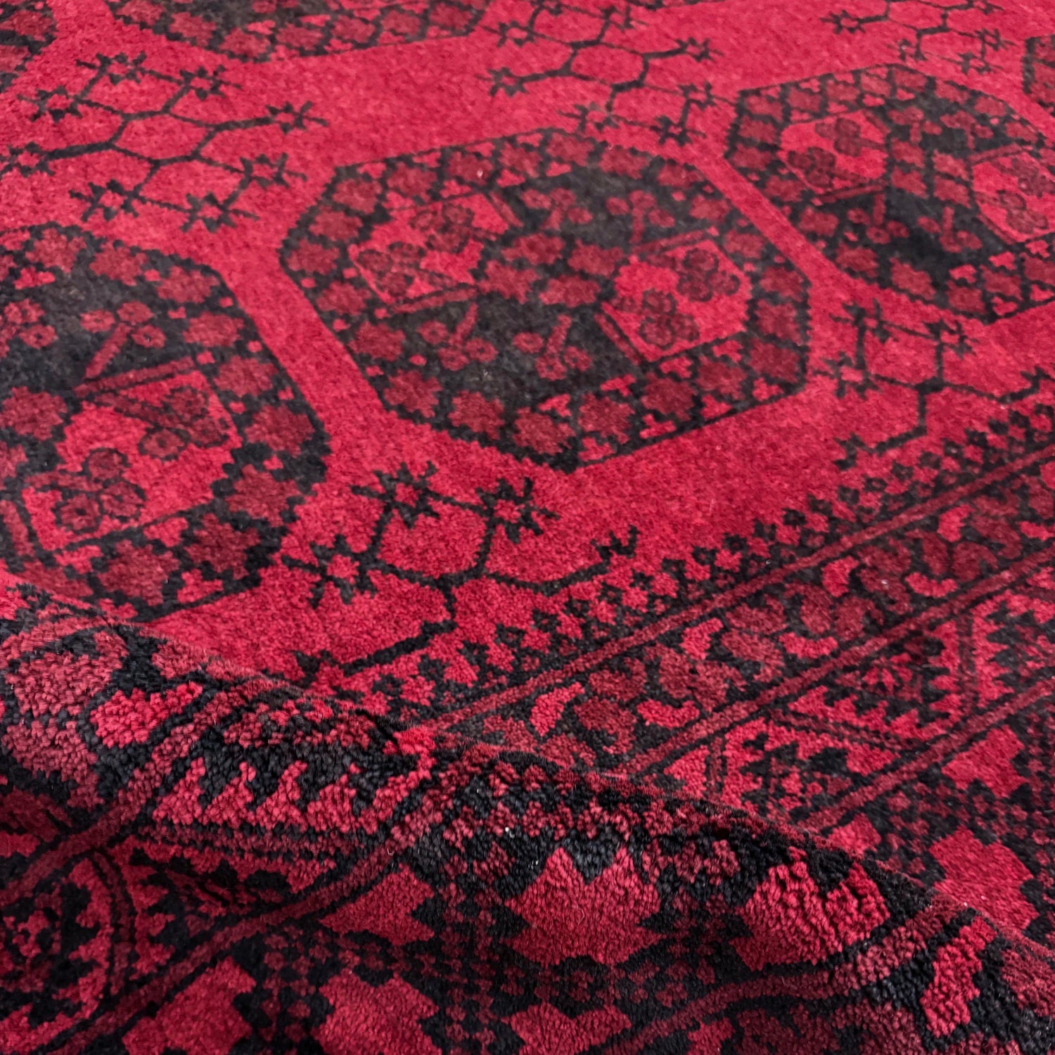 Traditional Red Fil pa Carpet 6' 8" x 9' 5" (ft) - No. Y39554