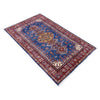 Blue Color Handmade Kazak Rug 3' 11" x 6' 1" (ft) - No. Y39556