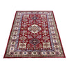 Red Color Handmade Kazak Rug 4' 2" x 5' 11" (ft) - No. Y39557
