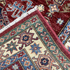 Red Color Handmade Kazak Rug 4' 2" x 5' 11" (ft) - No. Y39557