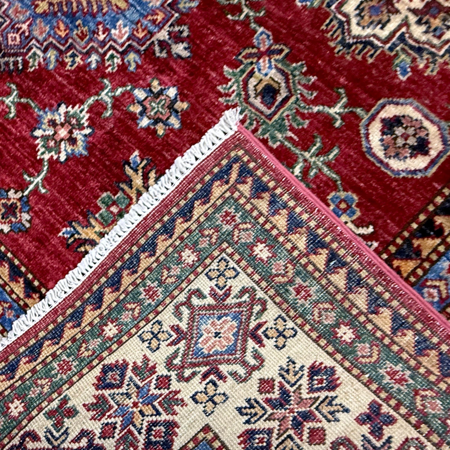 Premium Quality Kazak Rug 5' 7" x 7' 8" (ft) - No. Y39560