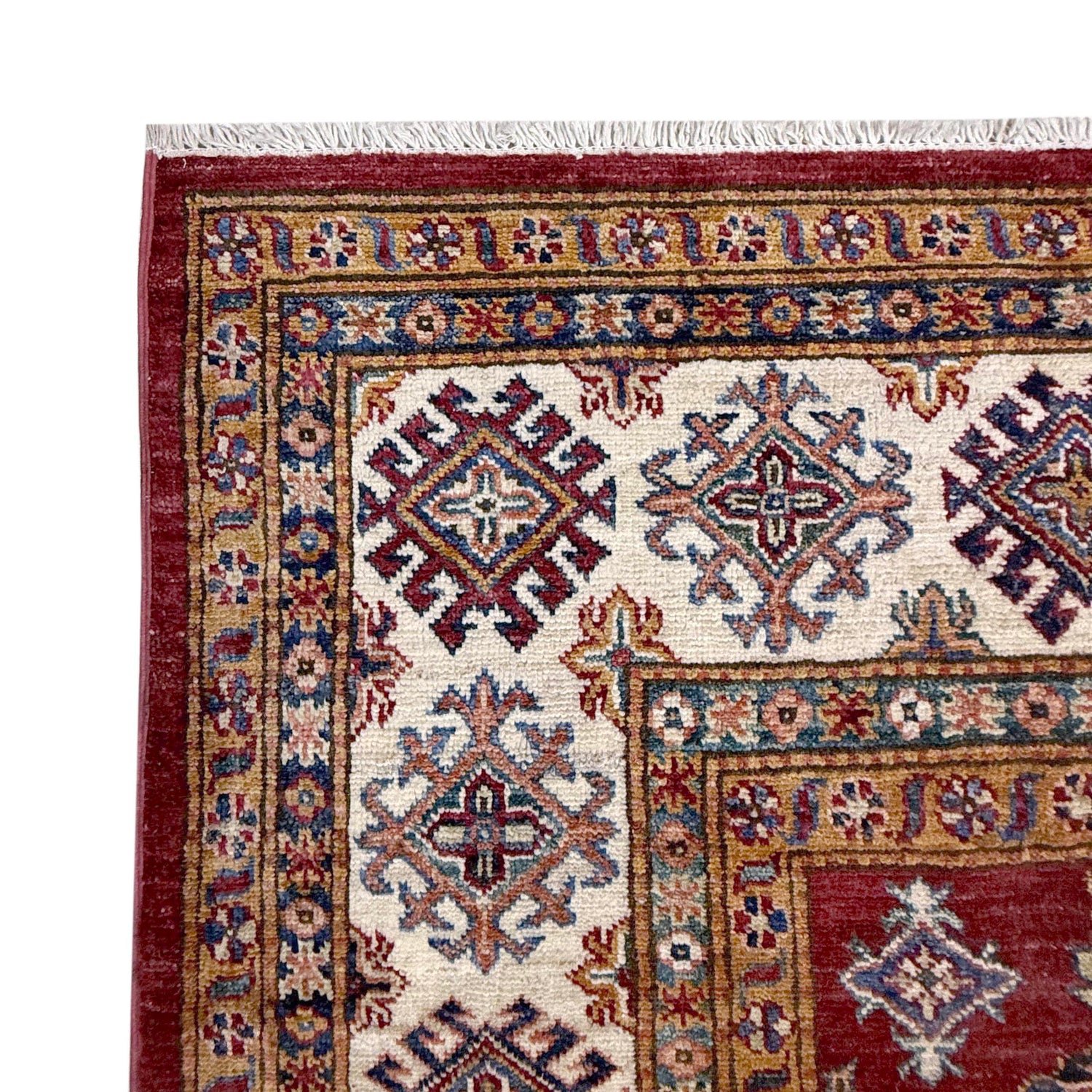 Red Color Handmade Kazak Rug 6' 11" x 10' 1" (ft) - No. Y39561