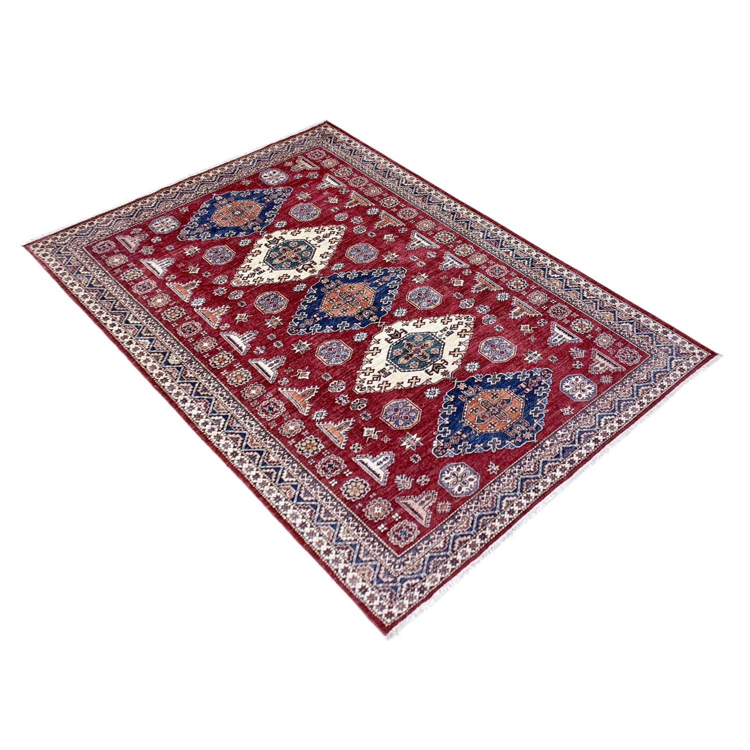 Fine Kazak Carpet 6' 9" x 10' 0" (ft) - No. Y39562
