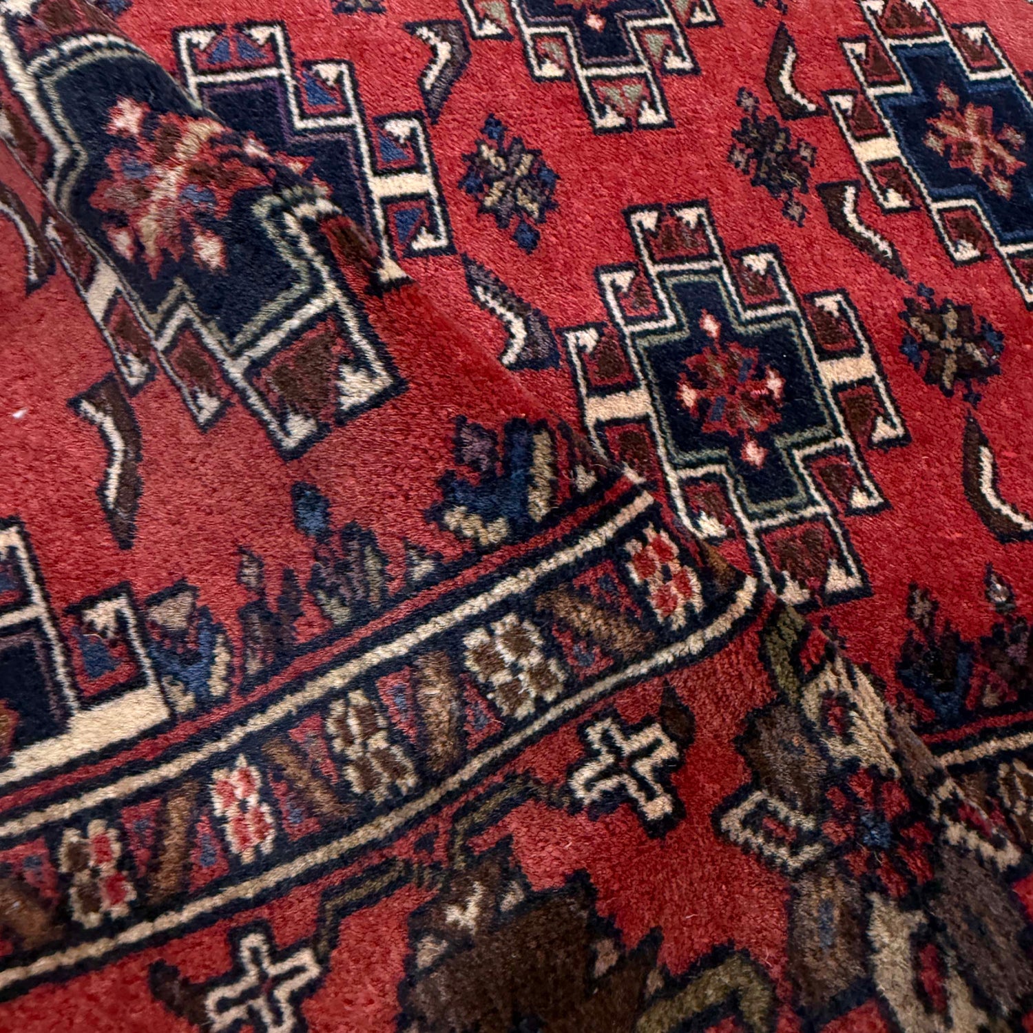 Handmade Balochi Rug 3' 3" x 4' 5" (ft) - No. Y39563