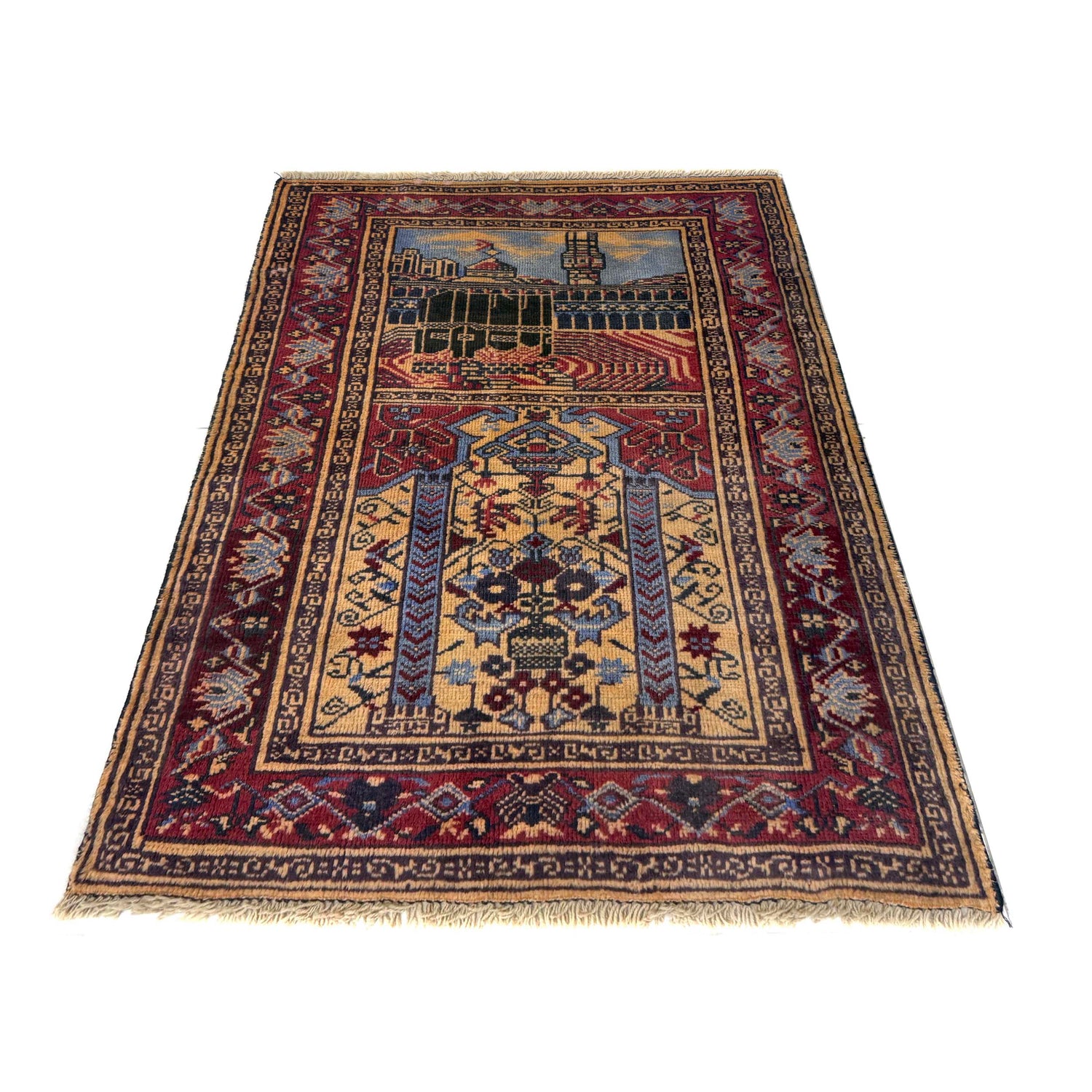 Handmade Jaye Namaz 2' 8" x 3' 8" (ft) - No. Y39568
