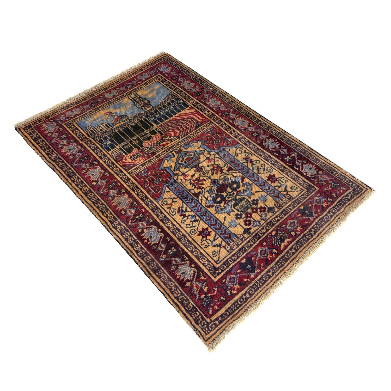 Handmade Jaye Namaz 2' 8" x 3' 8" (ft) - No. Y39568