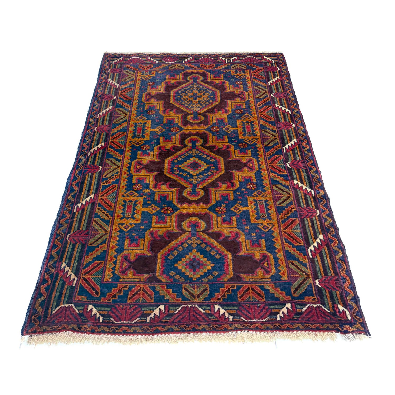 Handmade Balochi Rug 2' 9" x 4' 3" (ft) - No. Y39579