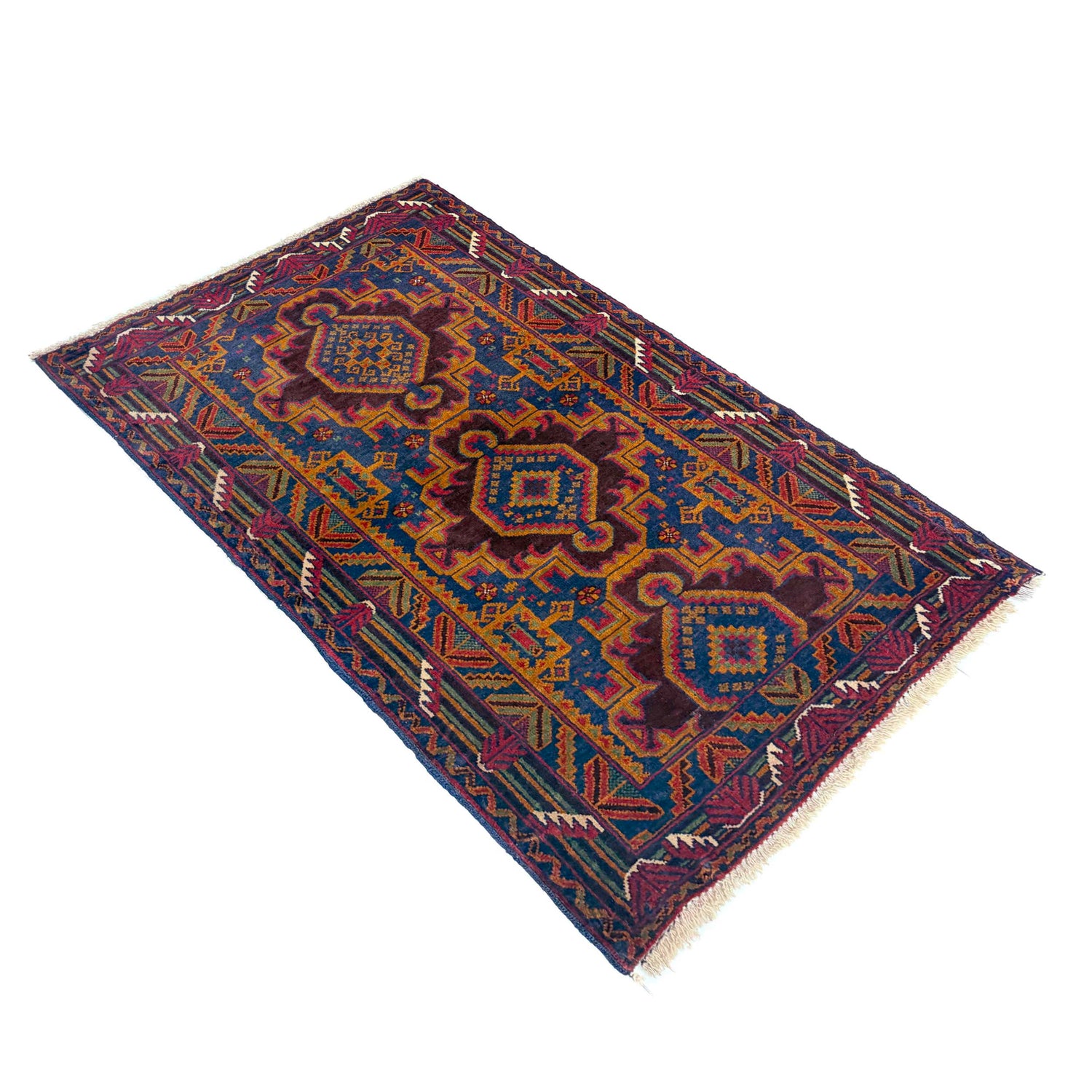 Handmade Balochi Rug 2' 9" x 4' 3" (ft) - No. Y39579