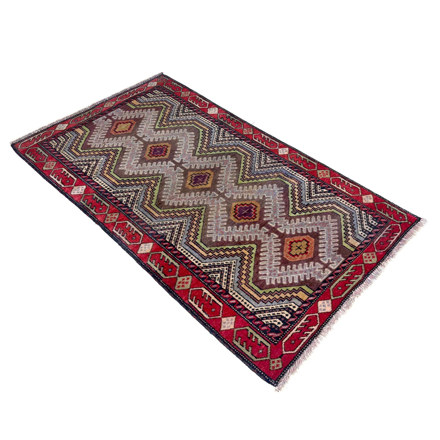 Handmade Balochi Rug 2' 9" x 4' 5" (ft) - No. Y39580