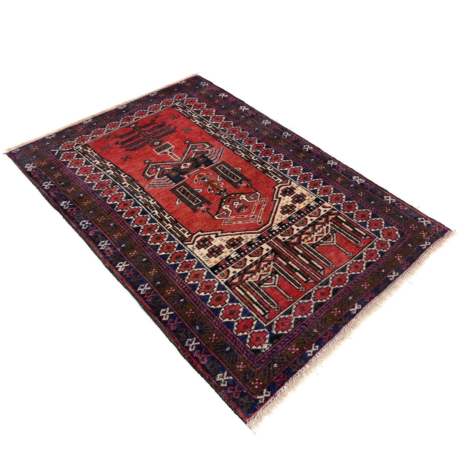 Handmade Jaye Namaz 2' 10" x 4' 3" (ft) - No. Y39581