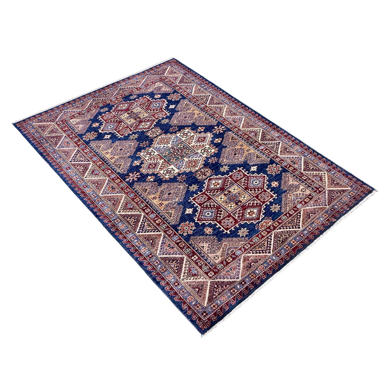 High-Quality Kazak Rug 5' 5" x 7' 7" (ft) - No. Y39590