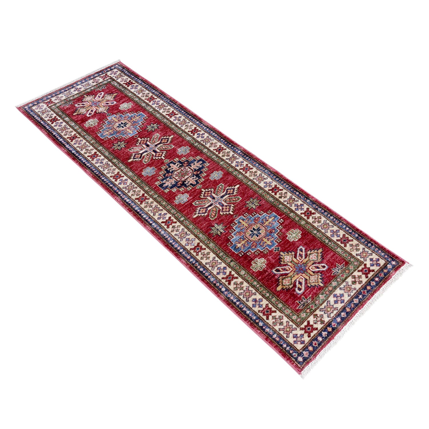 Luxury Kazak Qaleen Runner 2' 0" x 5' 6" (ft) - No. Y39593