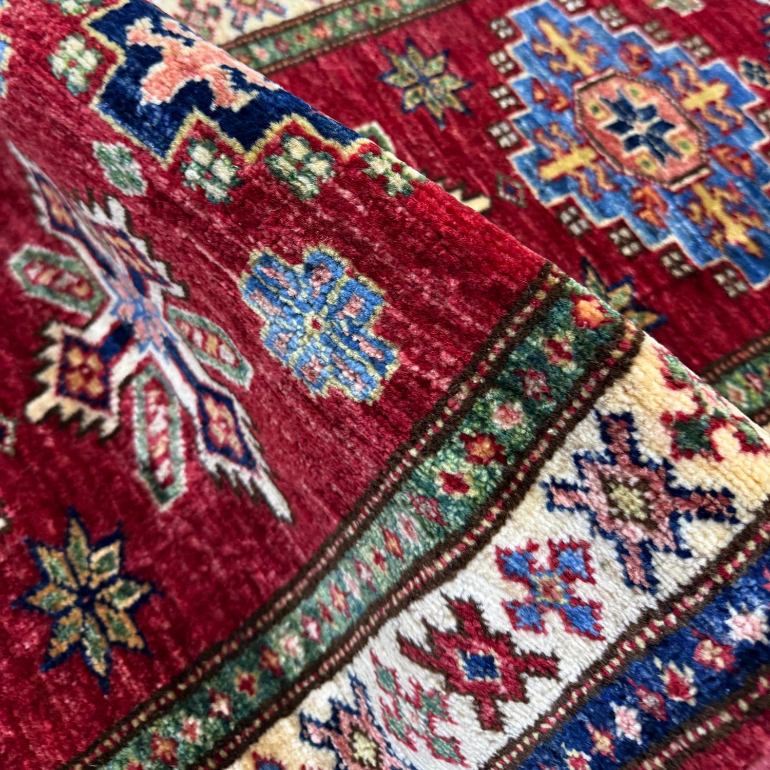 Luxury Kazak Qaleen Runner 2' 0" x 5' 6" (ft) - No. Y39593