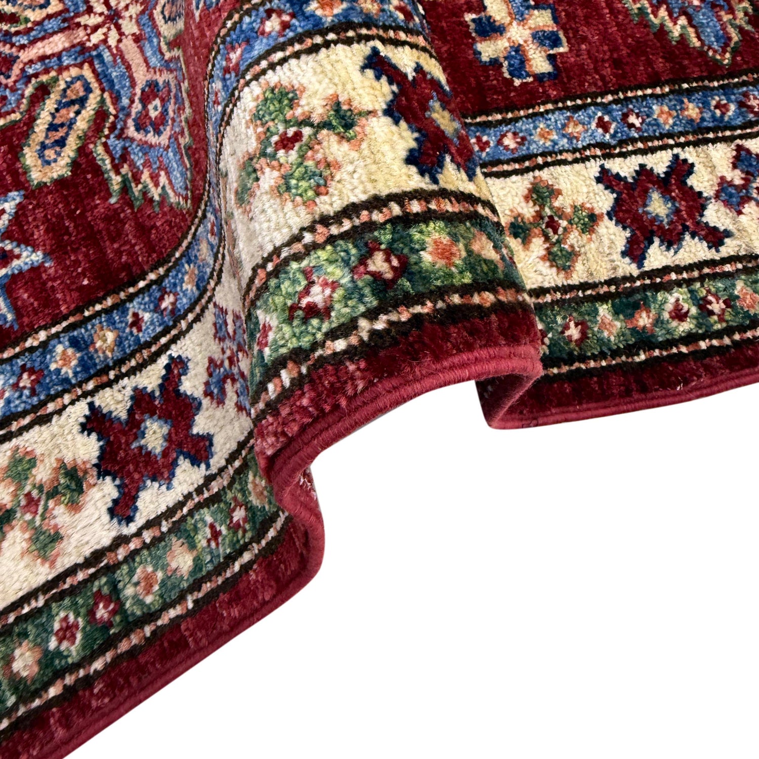 Luxury Kazak Qaleen Runner 1' 11" x 5' 9" (ft) - No. Y39596