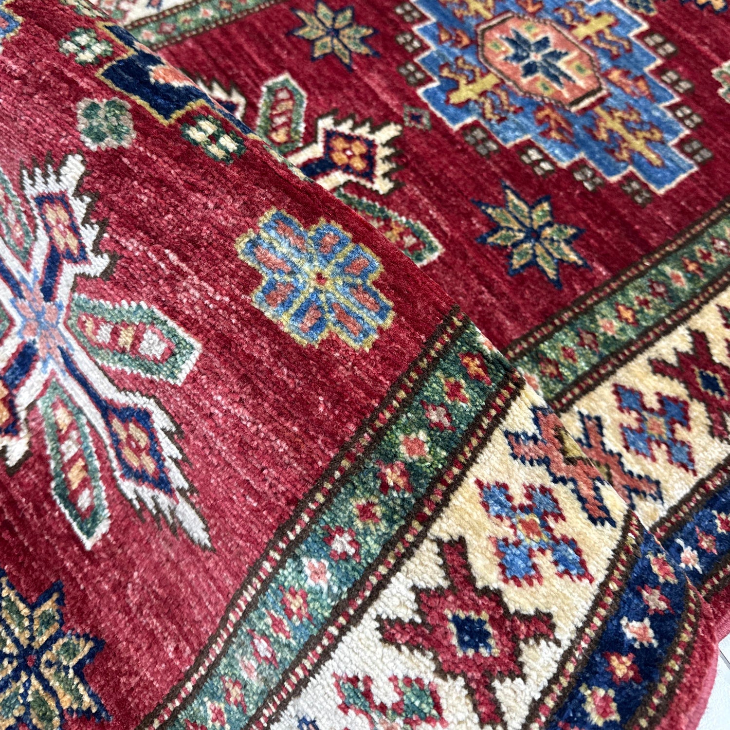 Premium Quality Kazak Runner Rug 2' 0" x 6' 1" (ft) - No. Y39598