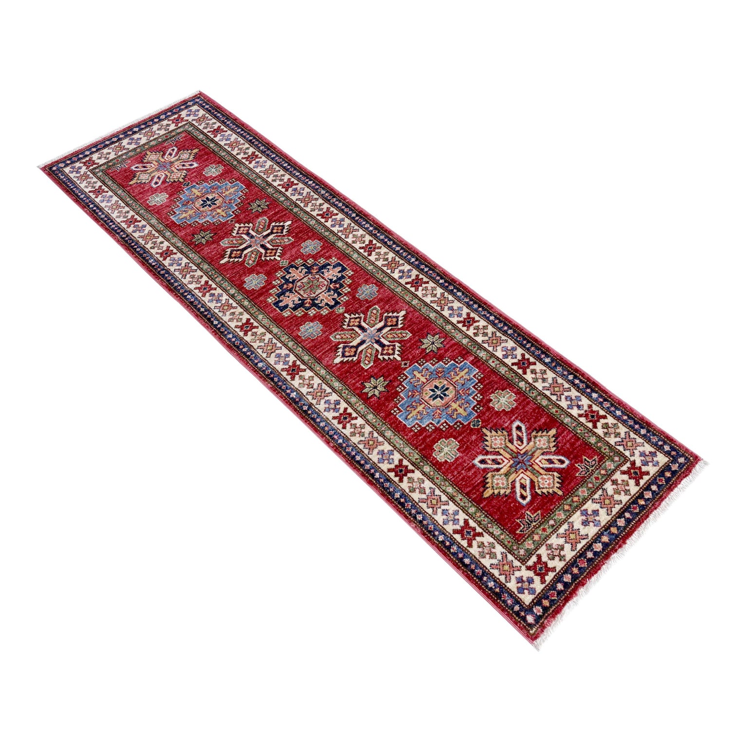 Luxury Kazak Qaleen Runner 1' 10" x 6' 0" (ft) - No. Y39599
