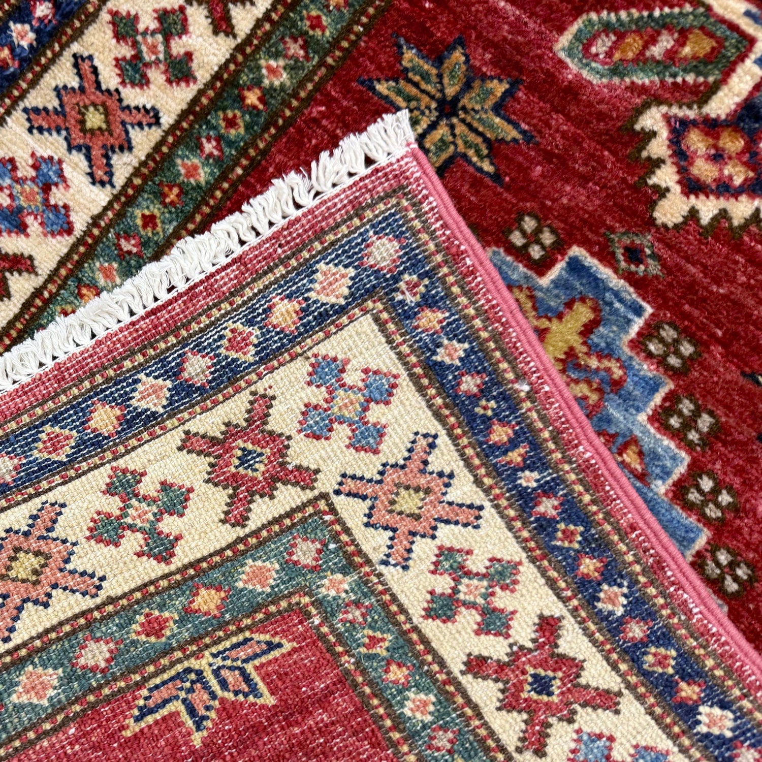 Luxury Kazak Qaleen Runner 1' 10" x 6' 0" (ft) - No. Y39599