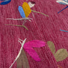Purple Color Embroidery Flatweave Kilim 2' 11" x 8' 10" (ft)- No. Y39628
