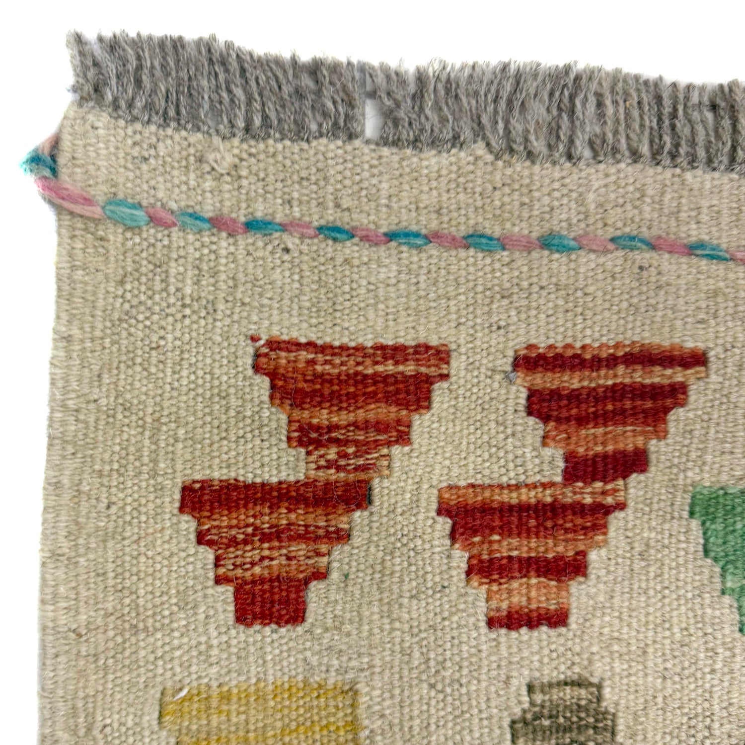 Handmade Vegetable Kilim 5' 11" x 8' 0" (ft) - No. Y39633