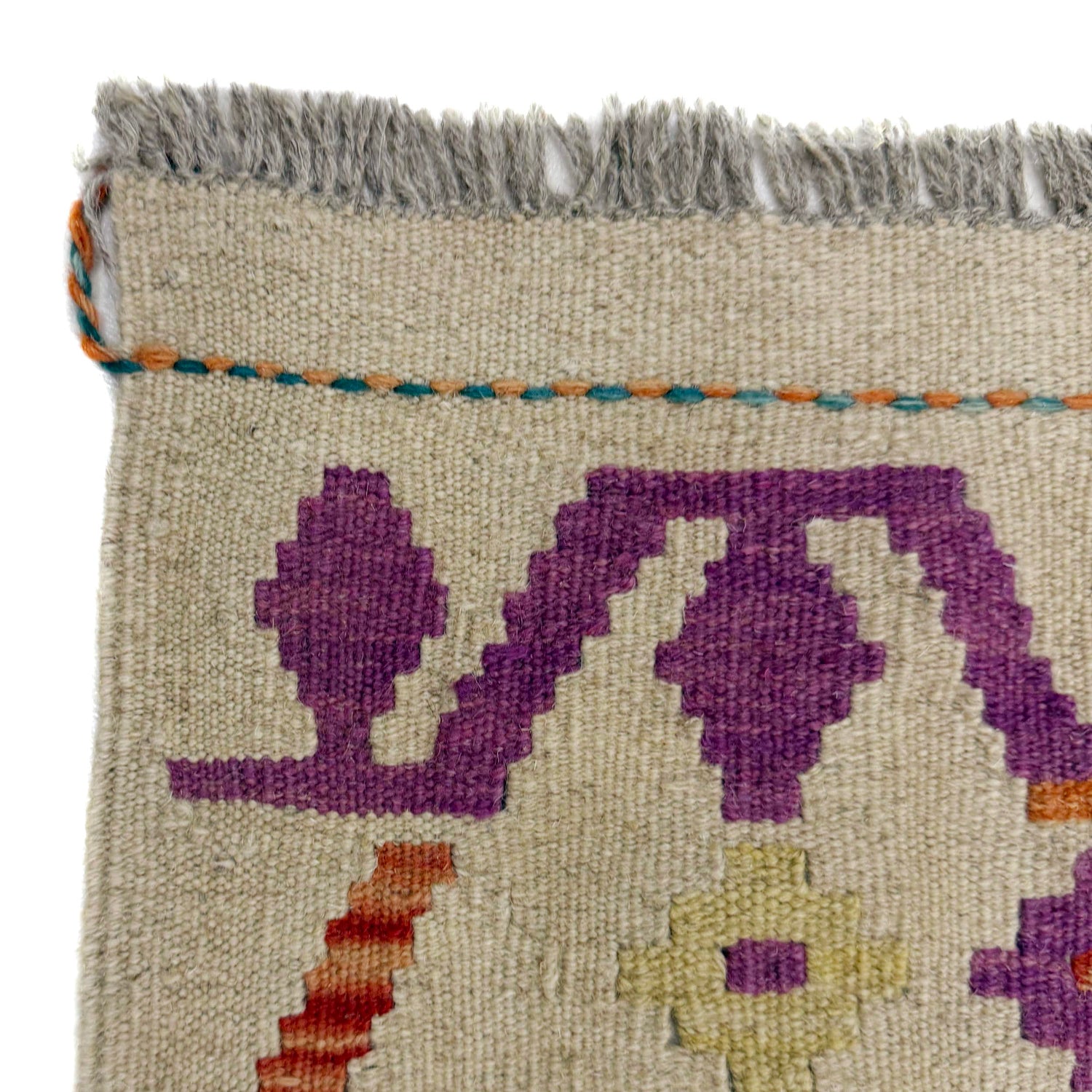 Handmade Vegetable Kilim 5' 10" x 8' 2" (ft) - No. Y39634