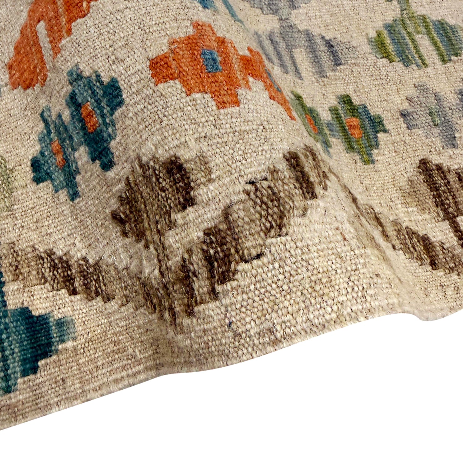 Handmade Vegetable Kilim 5' 10" x 8' 2" (ft) - No. Y39634