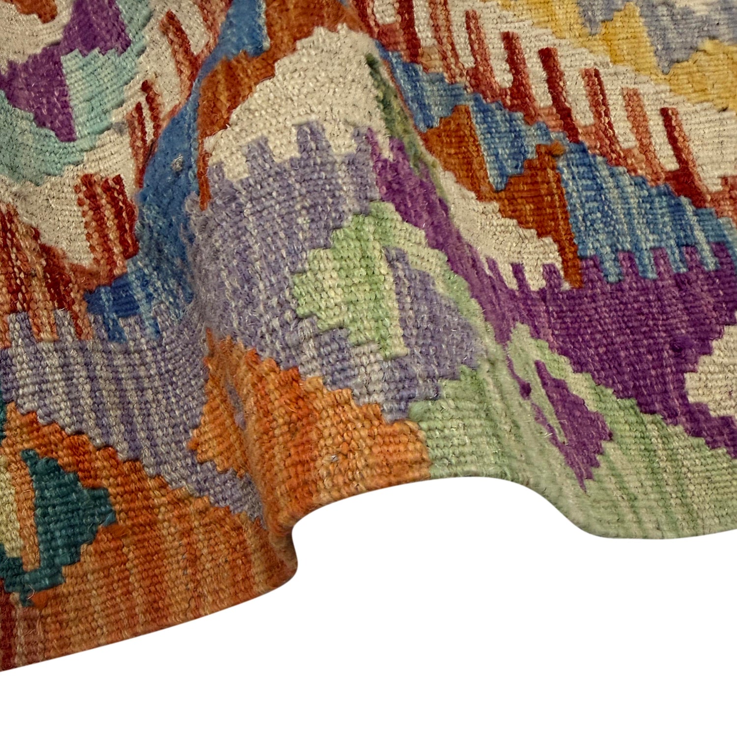 Handmade Vegetable Kilim 4' 2" x 5' 10" (ft) - No. Y39663