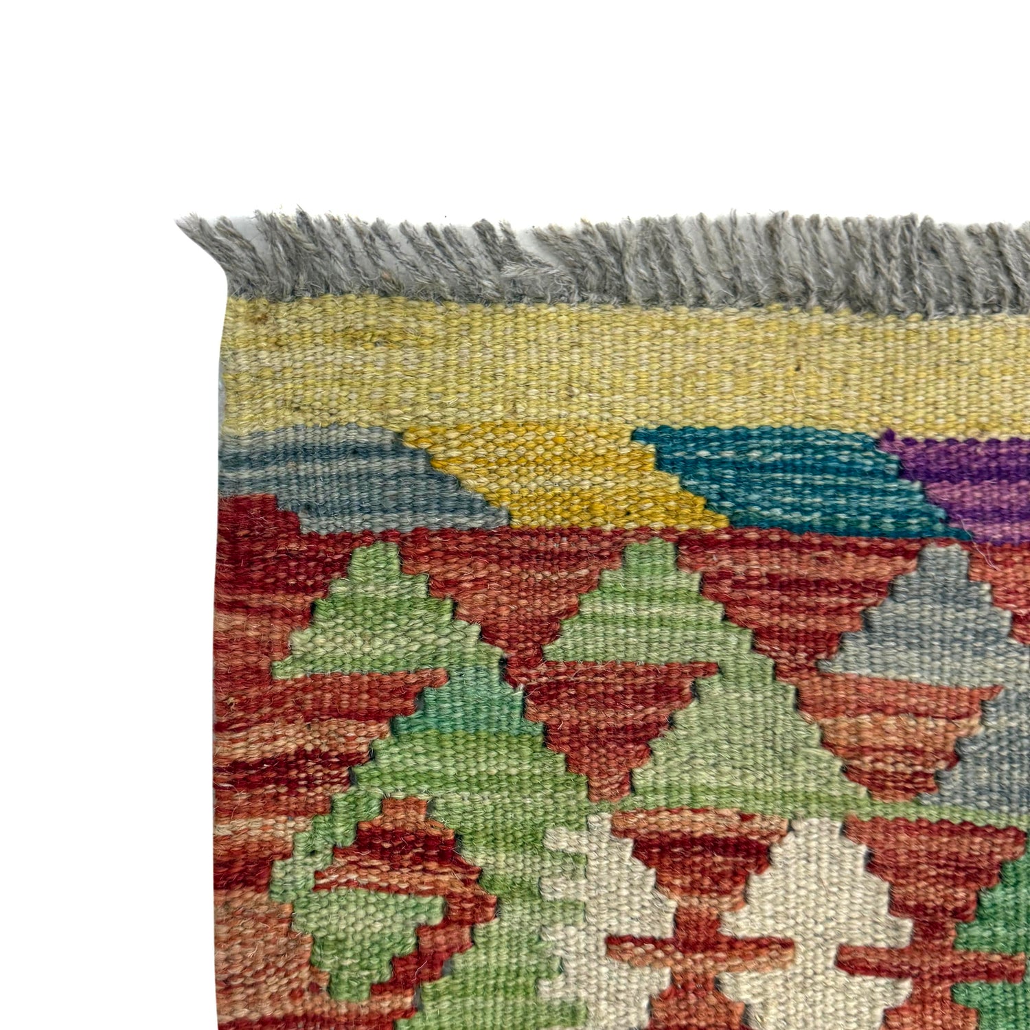 Handmade Vegetable Kelim 4' 2" x 6' 2" (ft) - No. Y39664
