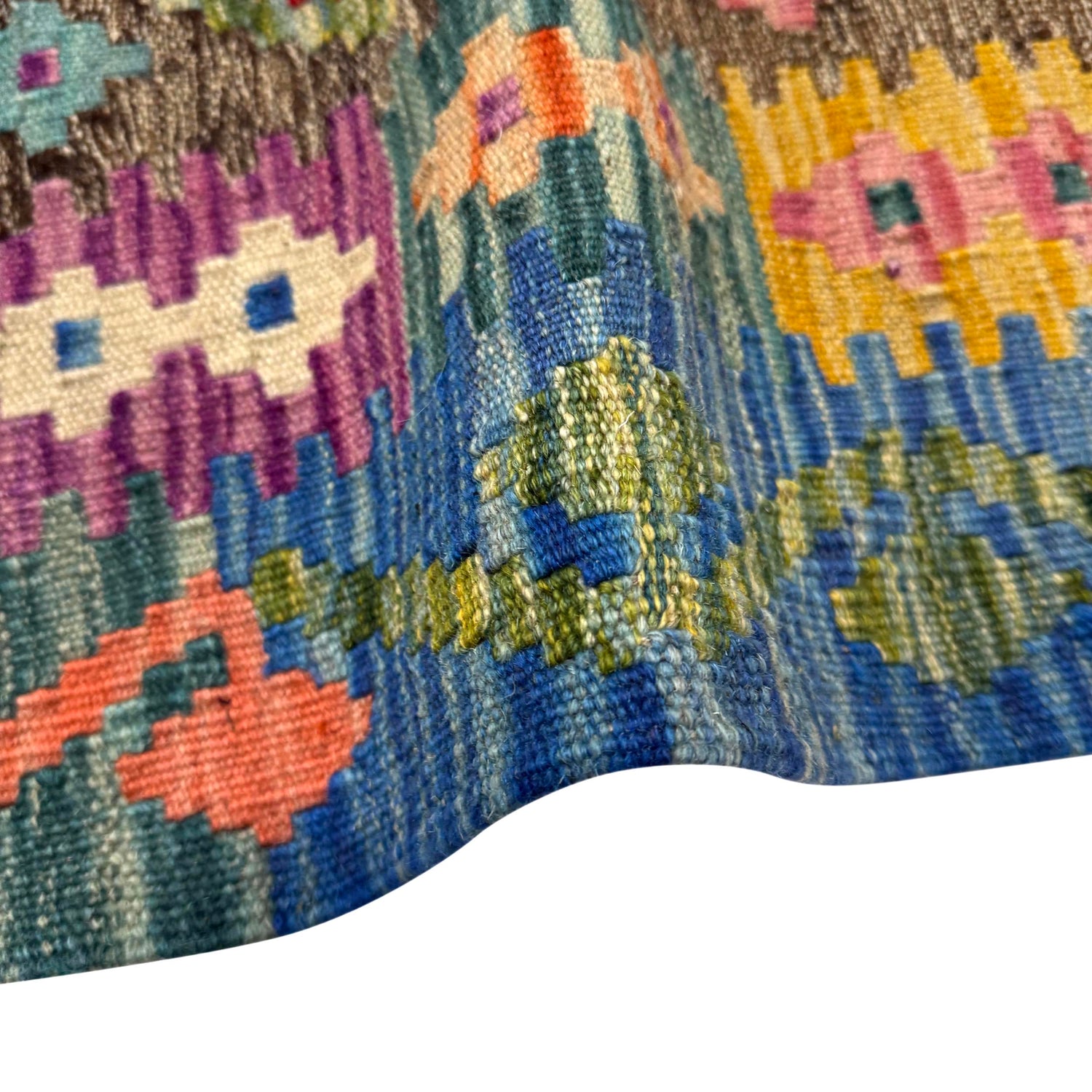 Handmade Vegetable Kelim 4' 0" x 5' 3" (ft) - No. Y39667