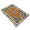 Handmade Vegetable Kilim 4' 1" x 5' 8" (ft) - No. Y39668
