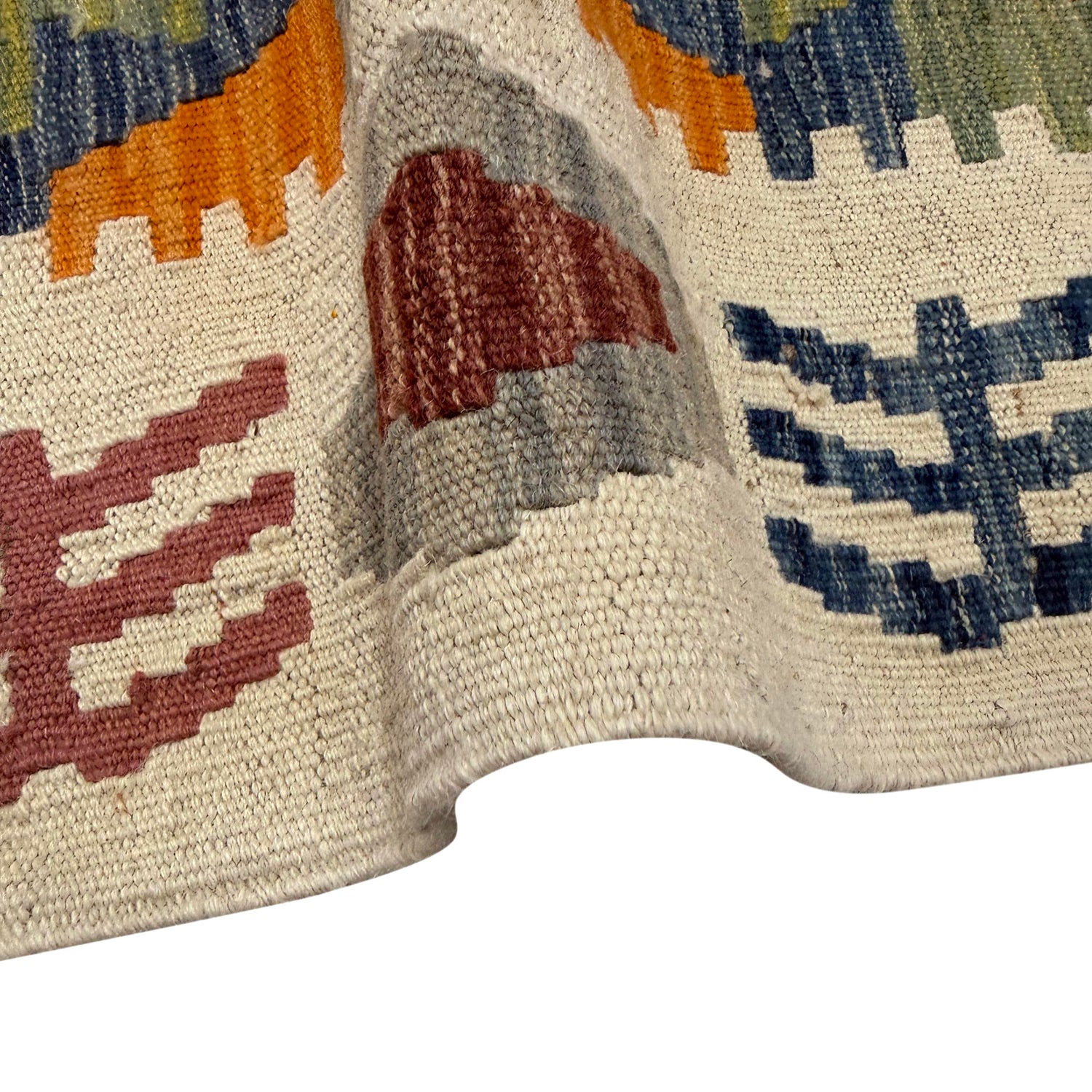 Handmade Vegetable Kilim 3' 6" x 4' 9" (ft) - No. Y39672