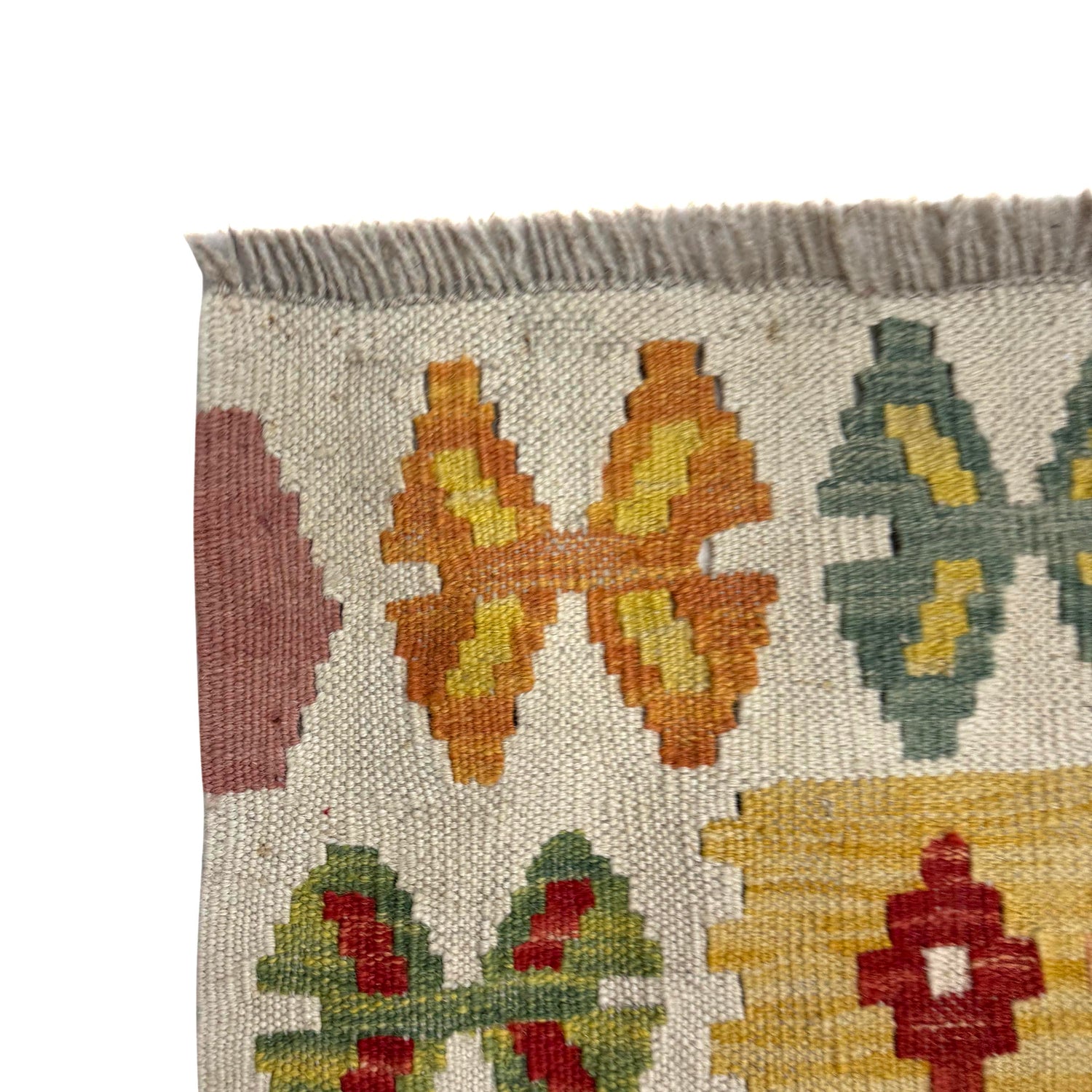 Handmade Vegetable Kelim 3' 6" x 4' 9" (ft) - No. Y39673