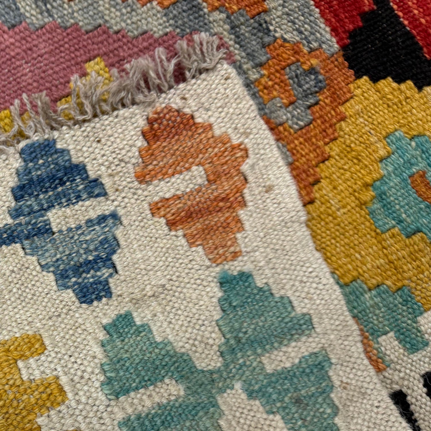 Handmade Vegetable Kelim 3' 7" x 5' 0" (ft) - No. Y39676