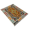 Handmade Vegetable Kilim 3' 7" x 4' 9" (ft) - No. Y39677